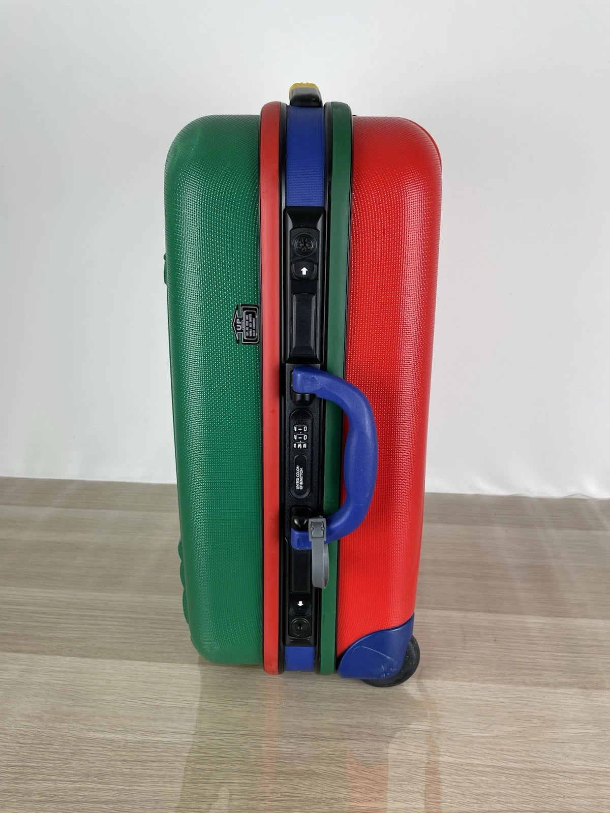 Valigia Rigida Trolley United Colors Of Benetton Verde Rosso Colorato Anni 80/90