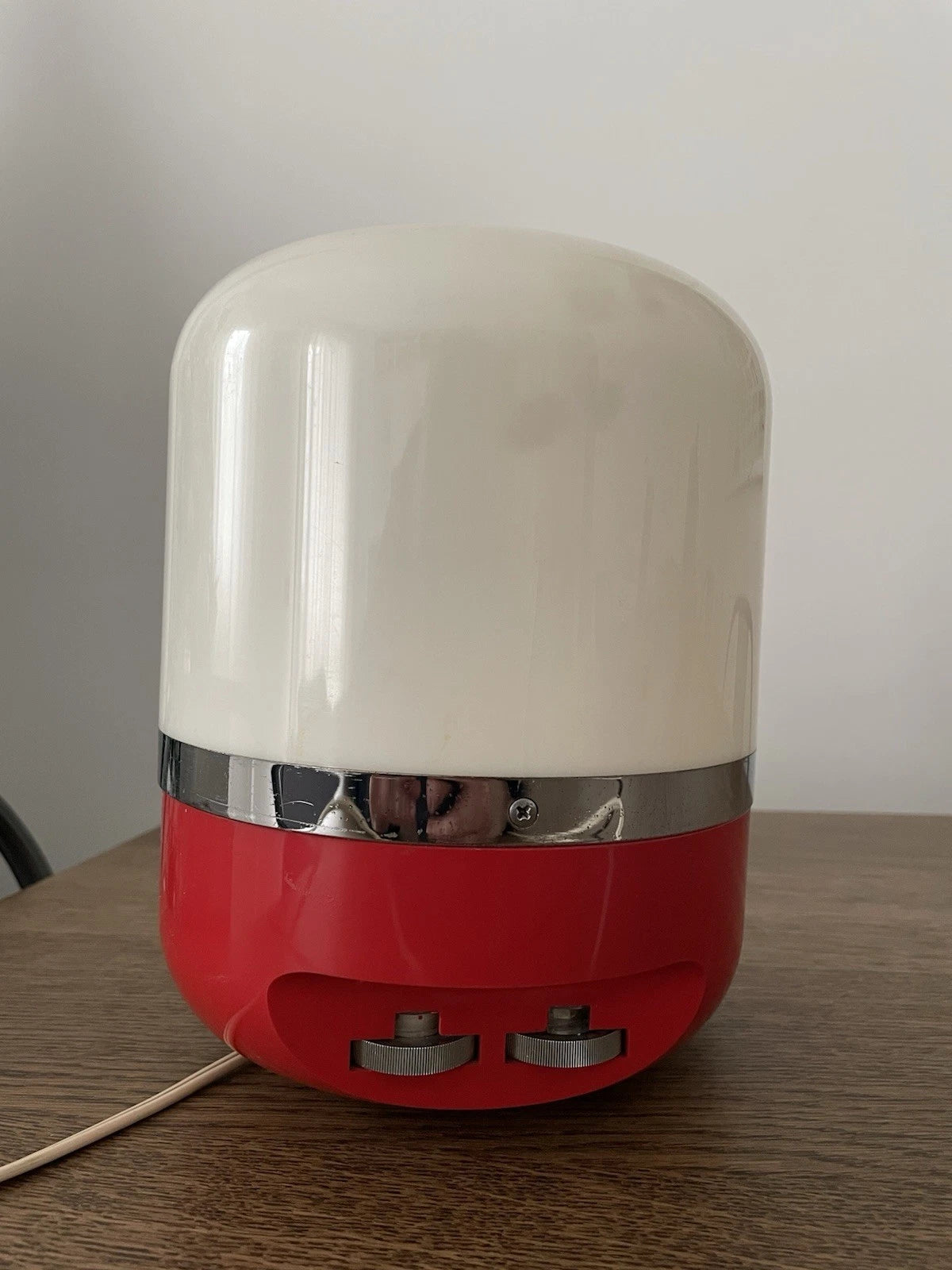 Radio Lampada 60s Europhon Design Adriano Rampoldi Vintage Space Age Rossa