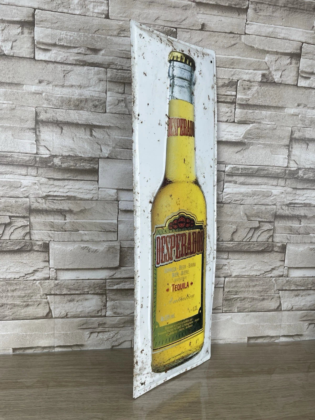 Insegna Di Metallo Da Muro Vintage Desperados Tequila Birra Cerveza