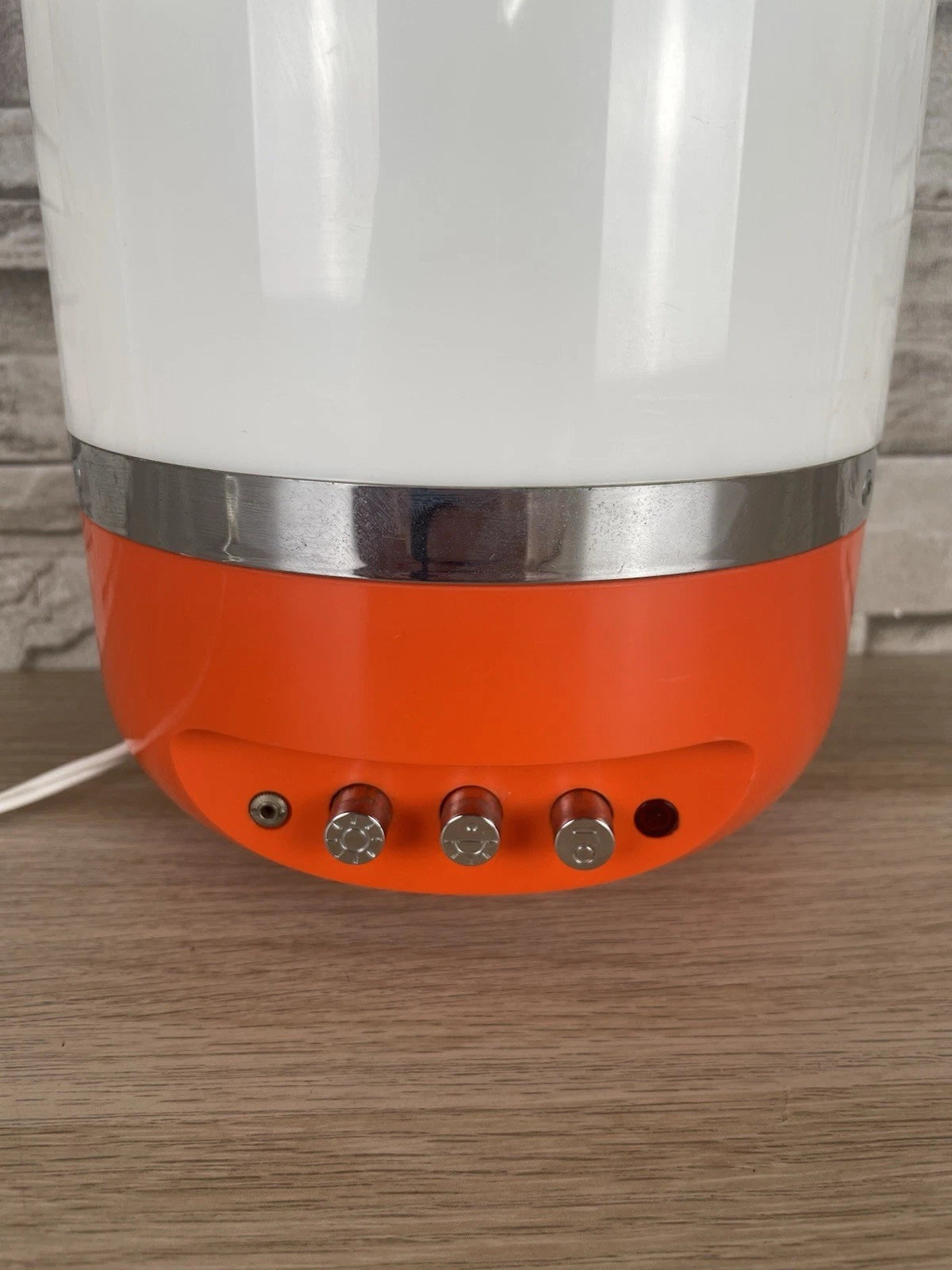 Radio Lampada 60s Europhon Design Adriano Rampoldi Vintage Space Age Arancione