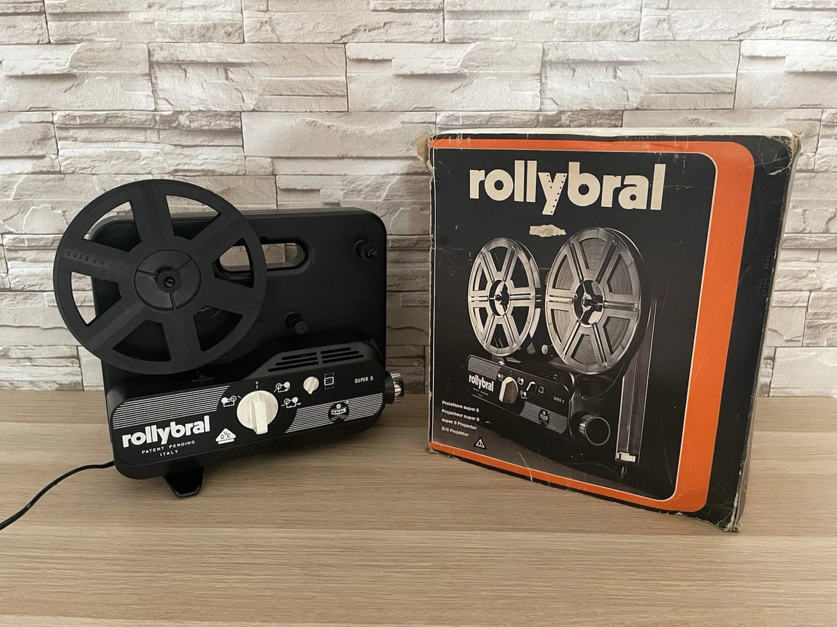 Proiettore Giocattolo Rollybral Vintage Anni '70 Super 8 Per Pezzi Di Ricambio