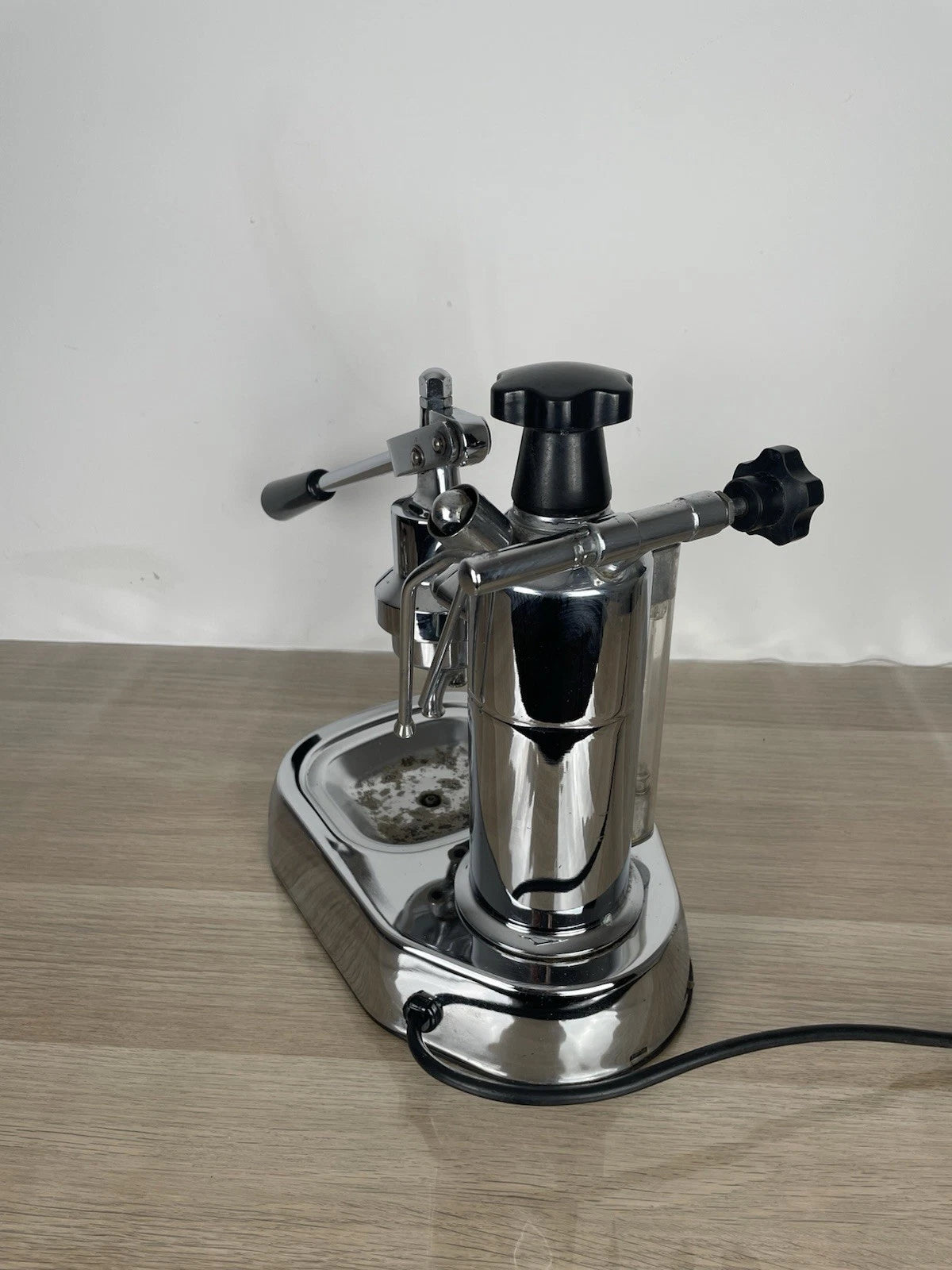 Macchina per caffè espresso La Pavoni 2a Europiccola Argento Vintage Anni 90