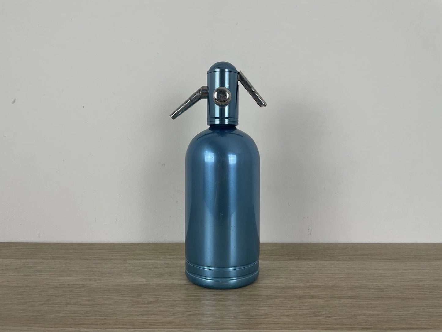 Seltz Sifoni Autoseltz SACCAB Vintage Azzurro Design Sergio Asti Epoca Alluminio