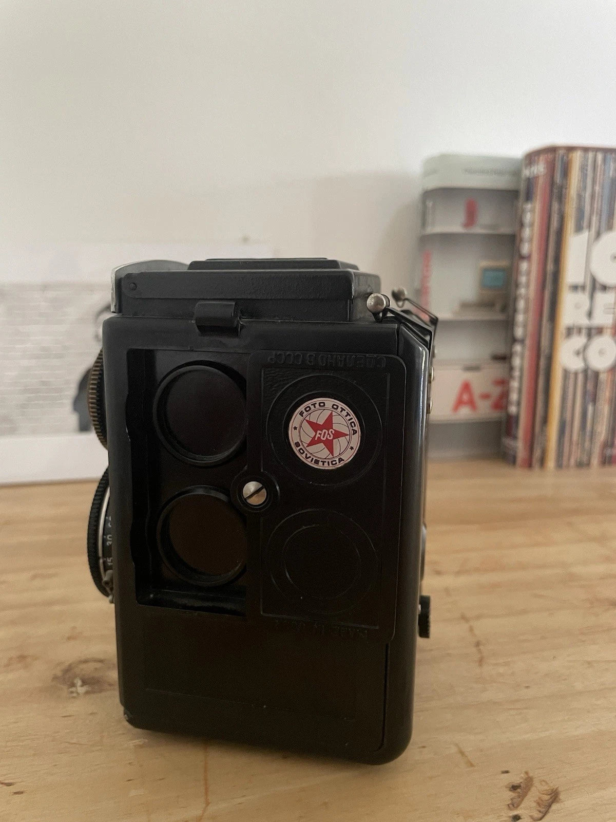 Fotocamera Biottica Lubitel 2 Vintage Epoca Anni 60 6x6 Nera TLR Pellicola 120