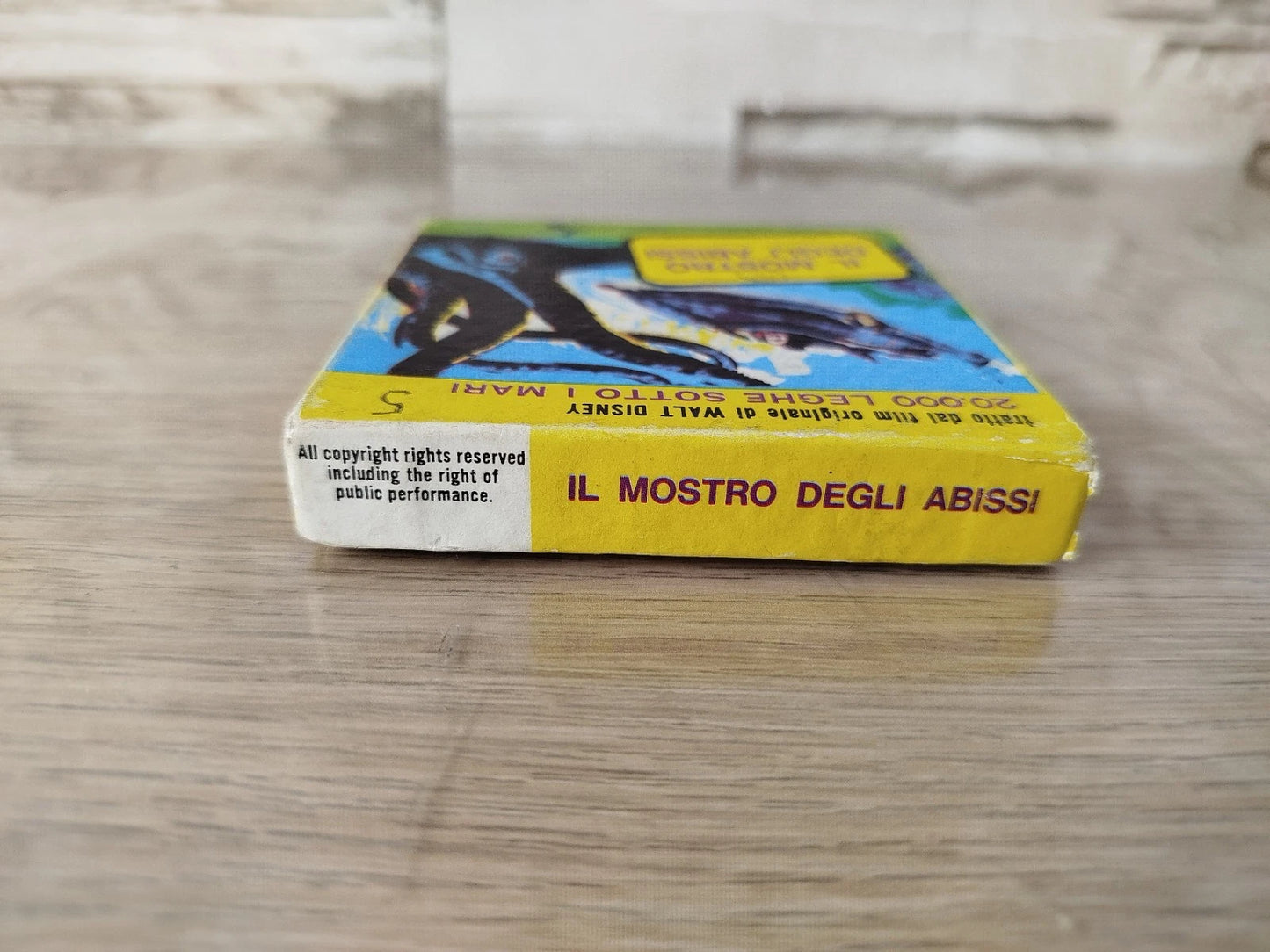 Pellicola Film Super 8 Walt Disney Il Mostro Degli Abissi Vintage Epoca Anni 60