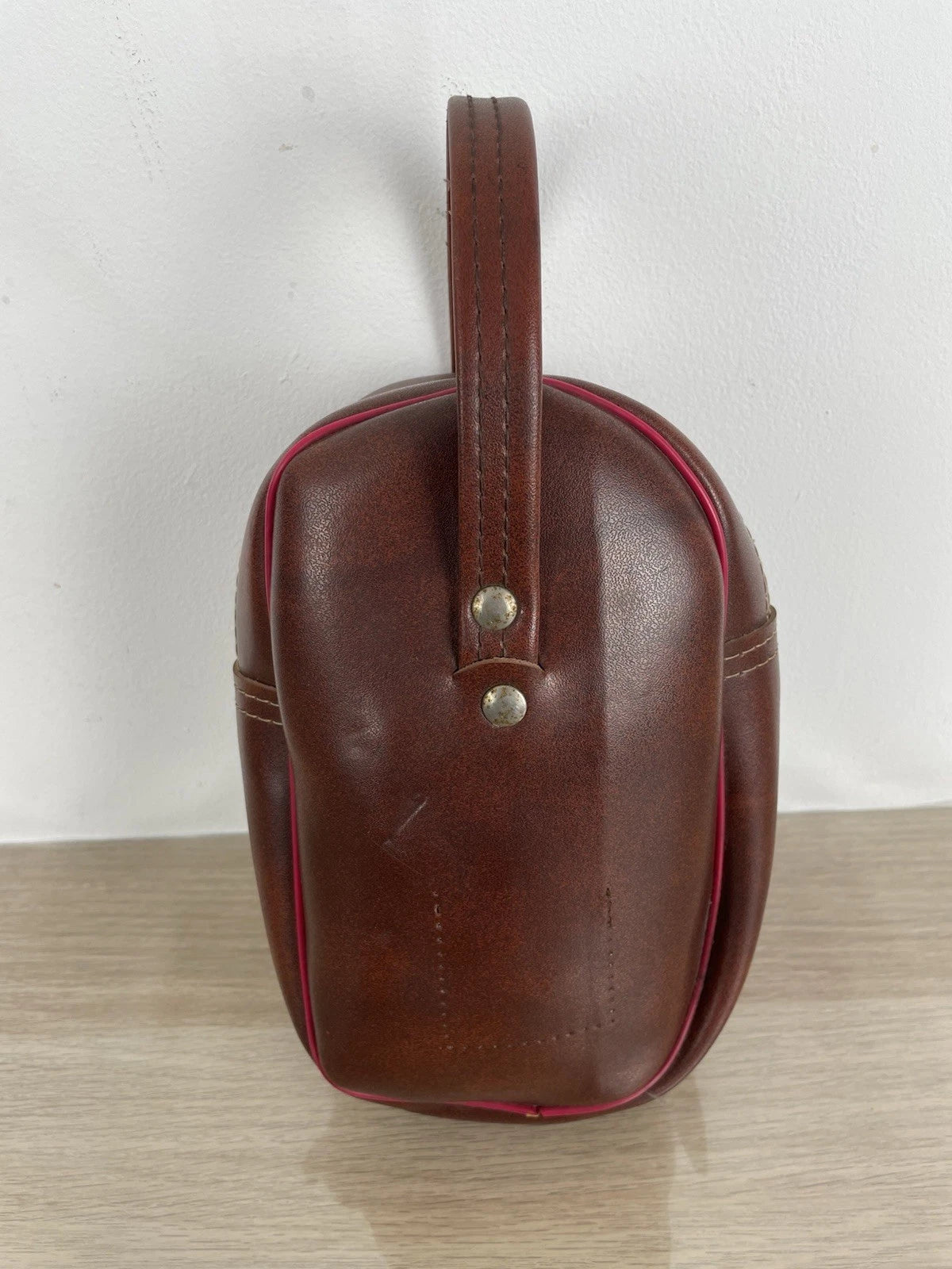 Set 2 Bocce Da Gioco Professionali Vintage Con Custodia Marrone In Pelle E Pezza