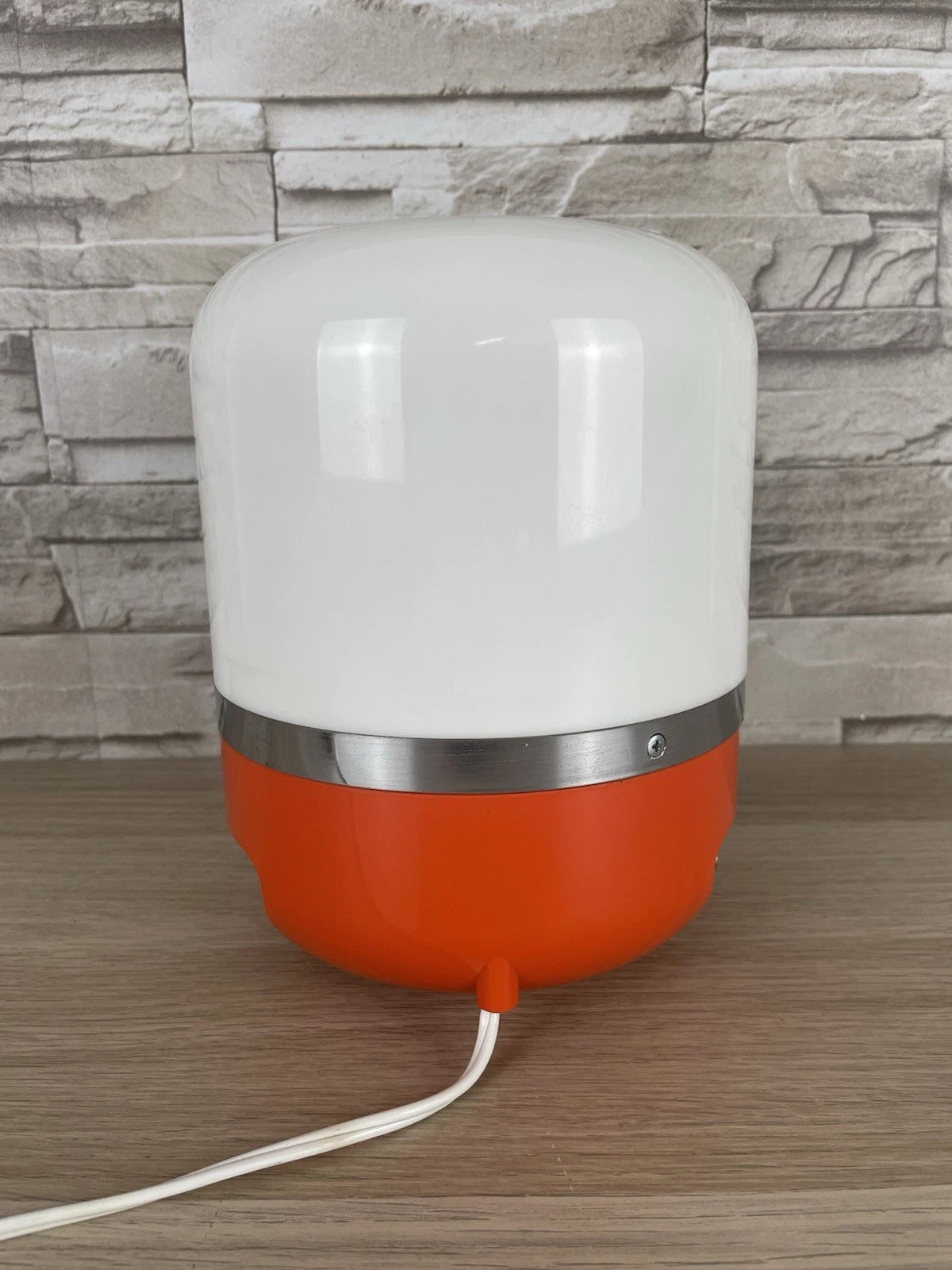 Radio Lampada 60s Europhon Design Adriano Rampoldi Vintage Space Age Arancione