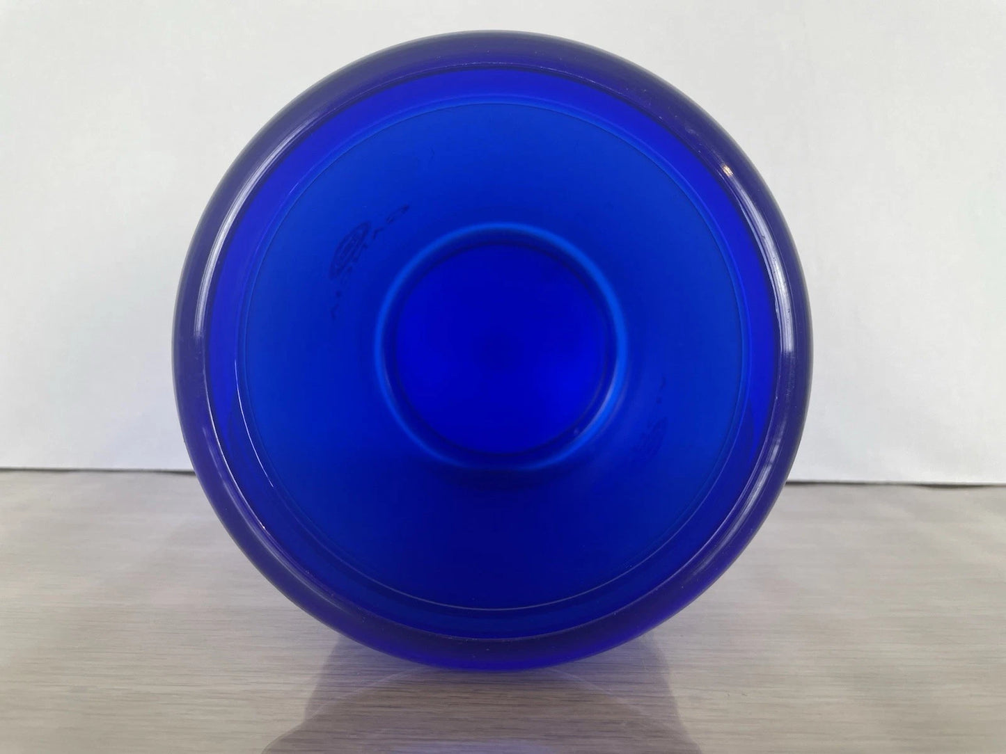 Glacette Secchiello Per Ghiaccio Pubblicitario Gancia Anni 80 In Plastica Blu