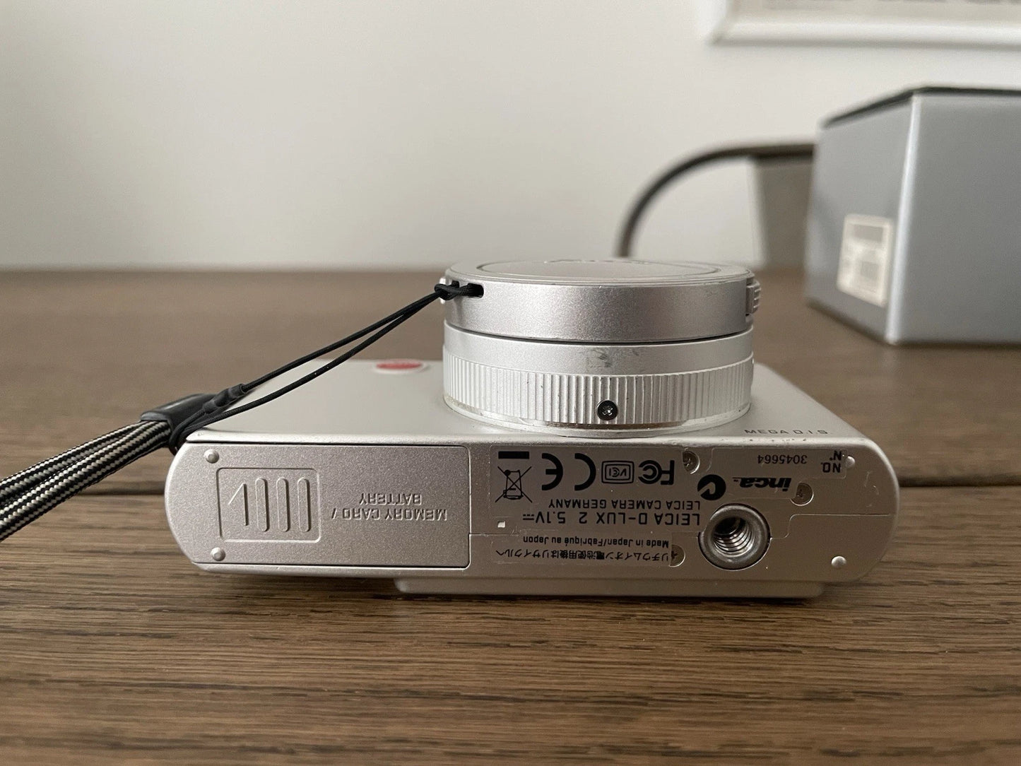 Fotocamera Digitale Leica D-LUX 2 Argento Con Scatola Accessori Cavo Libretto