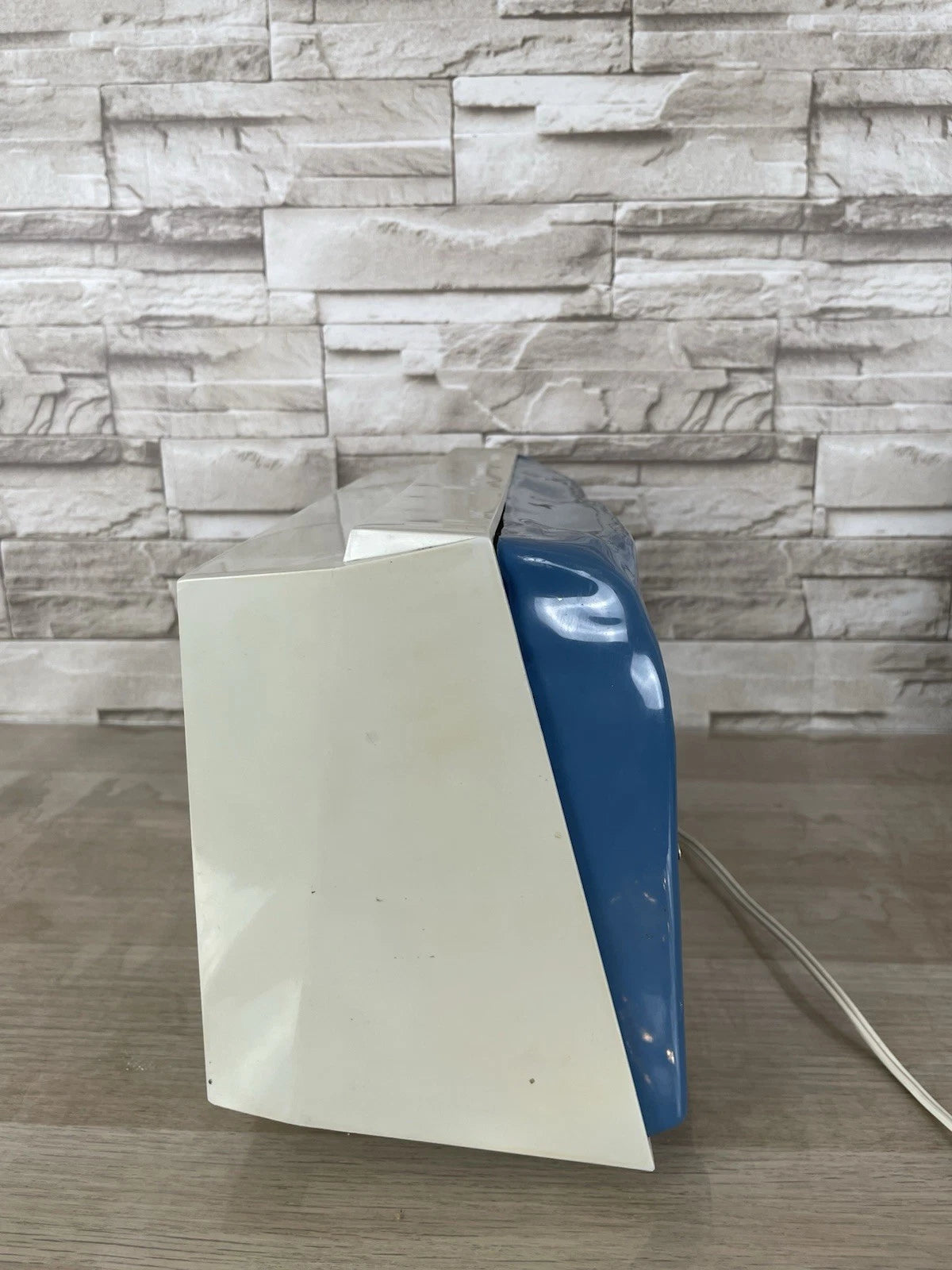 Radio Valvolare Allocchio Bacchini Mod. 450 Bianca Blu Anni 60 AM FM Per RICAMBI