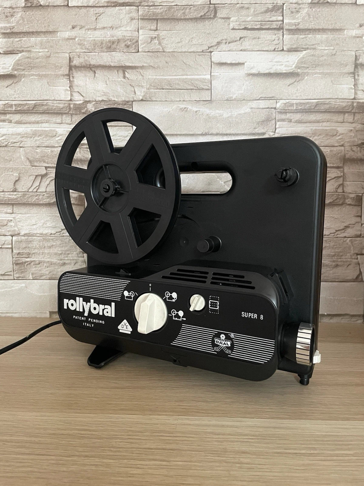 Proiettore Giocattolo Rollybral Vintage Anni '70 Super 8 Per Pezzi Di Ricambio