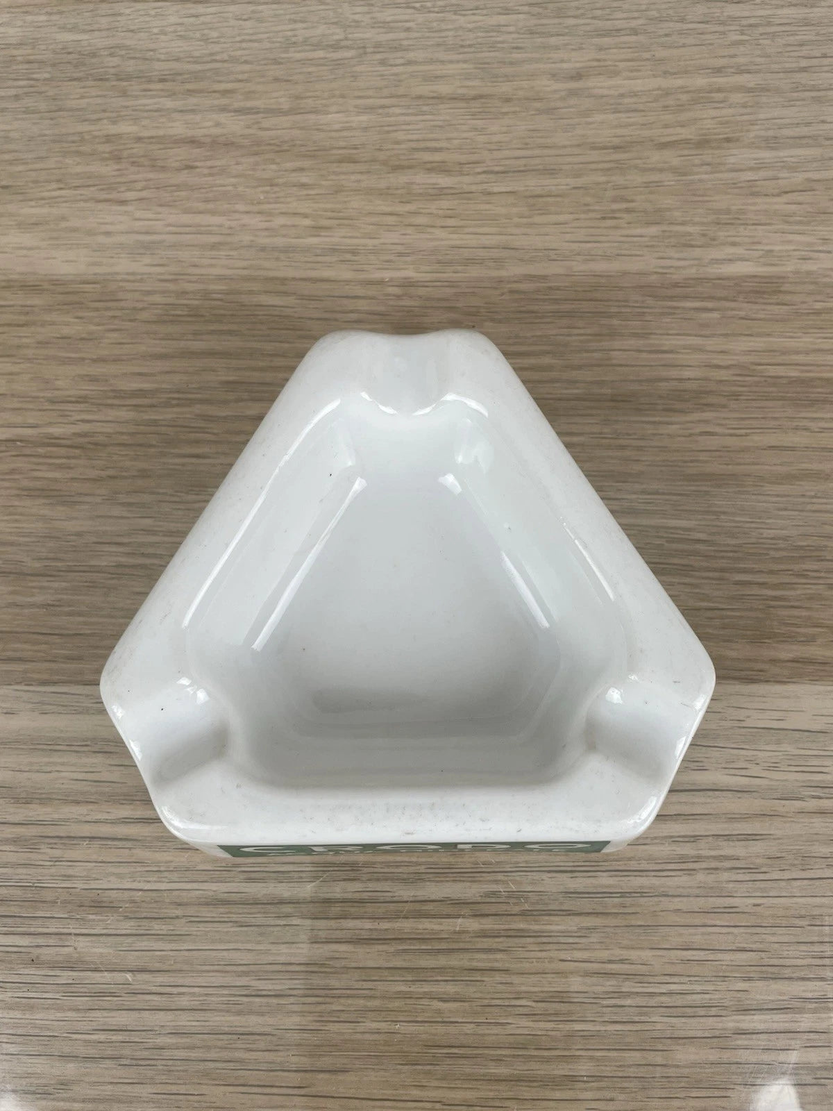 Posacenere Portacenere Crodo Acqua Minerale Bianco Vintage Ceramica Vintage '70