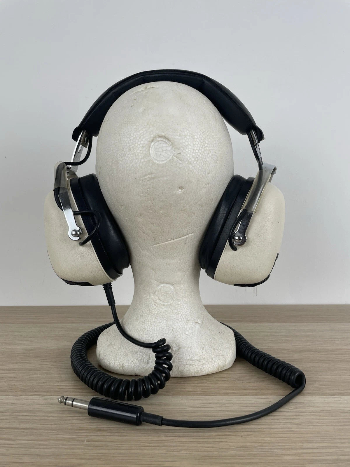 Cuffie Sansui SS L3 Vintage Epoca Anni 70/80 Giappone Bianco Testa Polistirolo