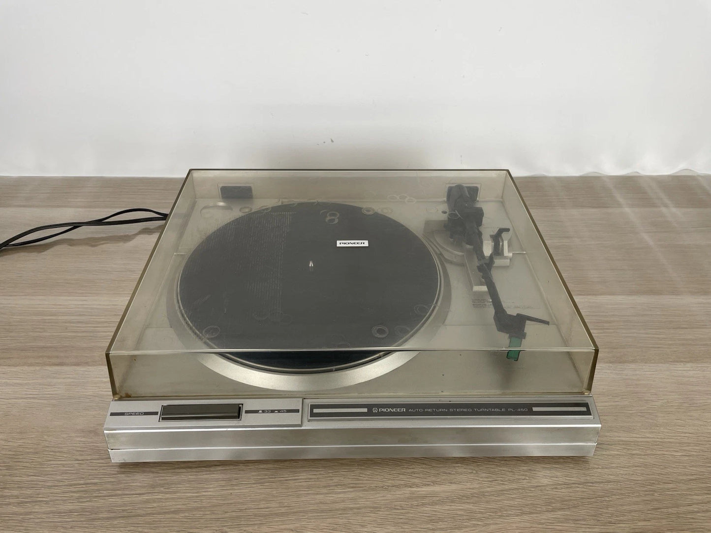 Giradischi Pioneer PL-450 Vintage Giappone Anni 80 Per Vinili Dischi 33 45 Giri