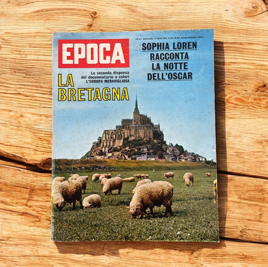 Rivista Epoca 22 Aprile 1962 N.603 Arnoldo Mondadori Editore Sophia Loren Oscar
