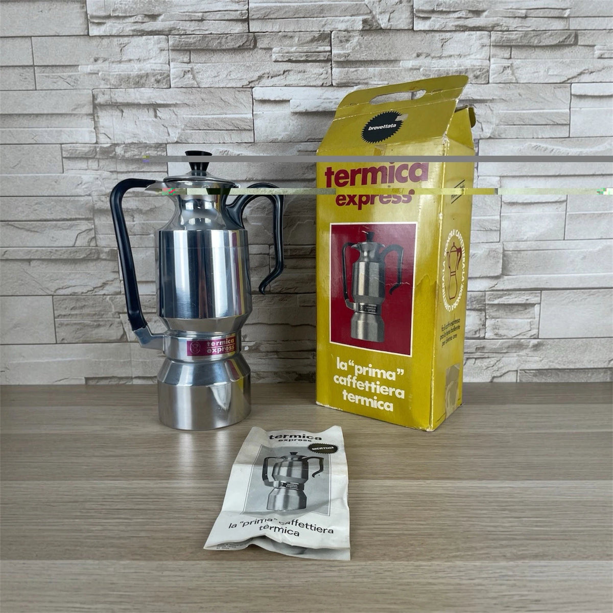 Caffettiera Termica Express La Signora Vintage Anni 60 Con Scatola E Istruzioni