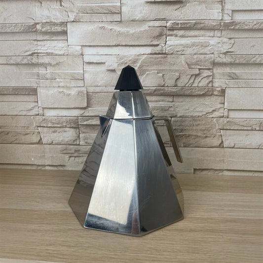 Bollitore Calderoni Fratelli Serie Piramide Ottagonale Vintage Anni 60 Acciaio