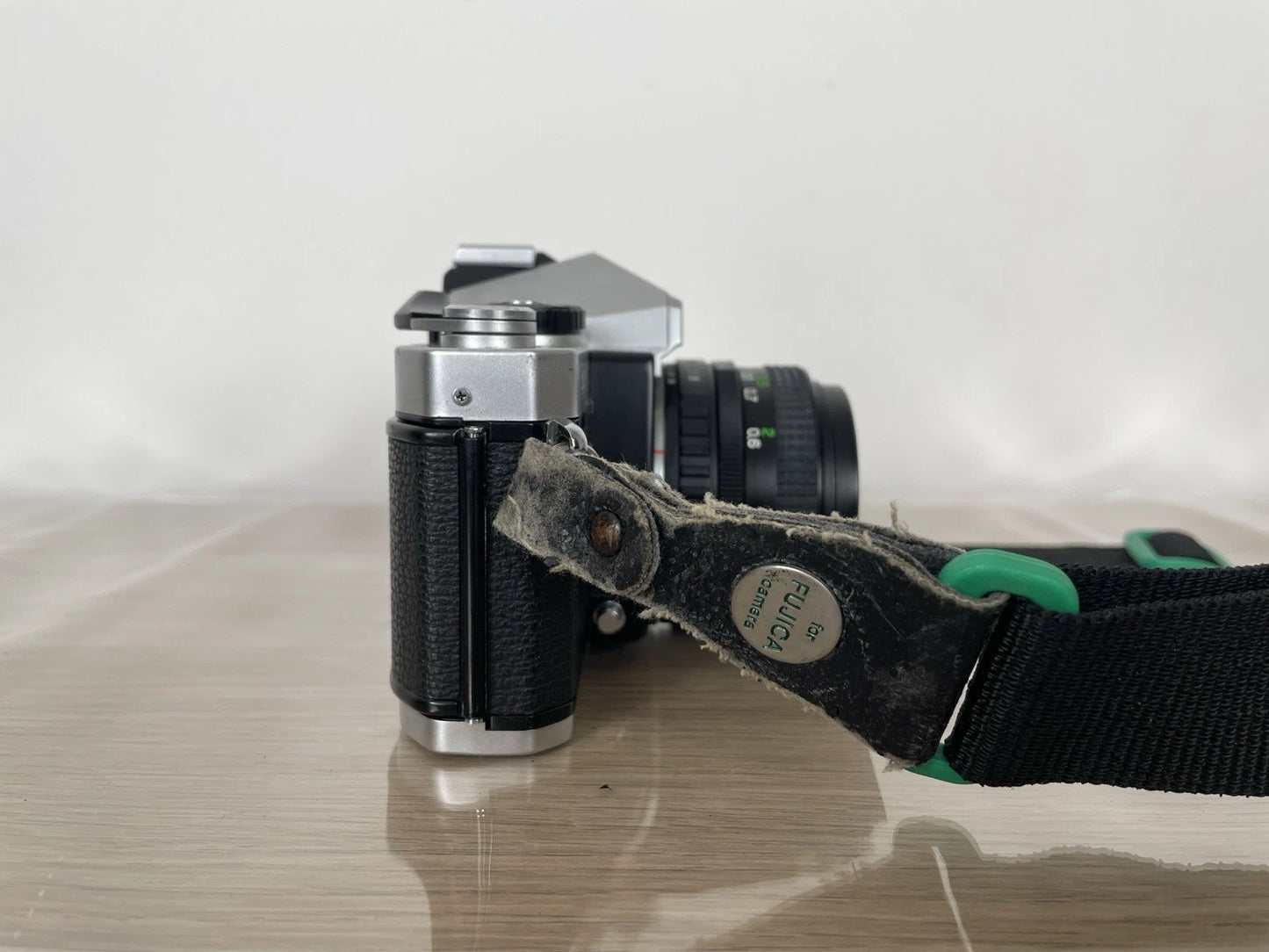 Fotocamera Analogica Fujica Ax-1 Reflex 35mm Obiettivo Fujinon 50 mm Nera 1979