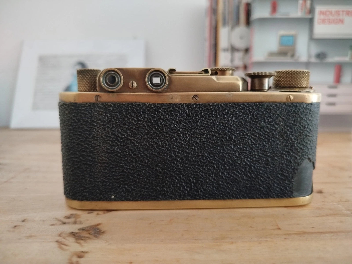 Fotocamera Analogica Leica IIIa Ernst Leitz Wetzlar Anni 30 Matricola 303617 Oro