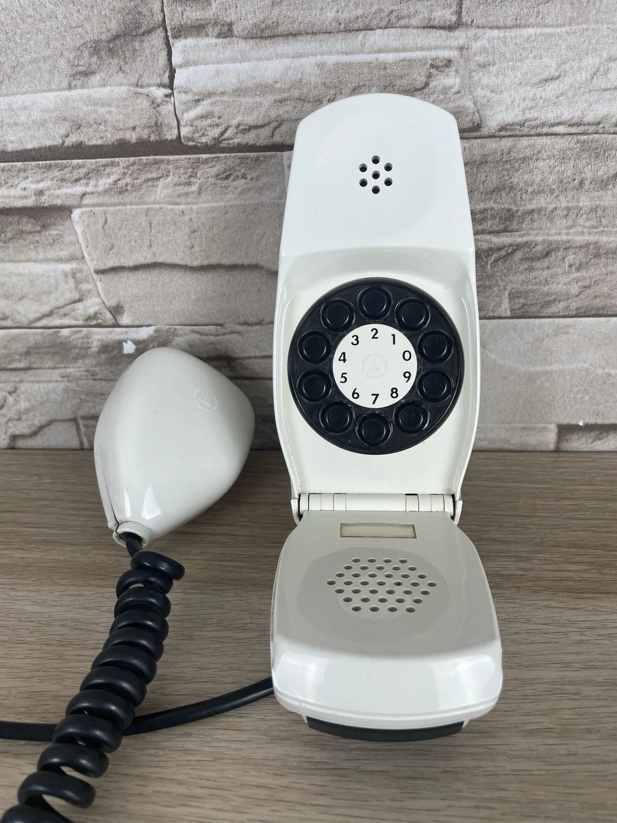 Telefono Grillo Bianco Design Zanuso Sapper Vintage A Disco Siemens Auso