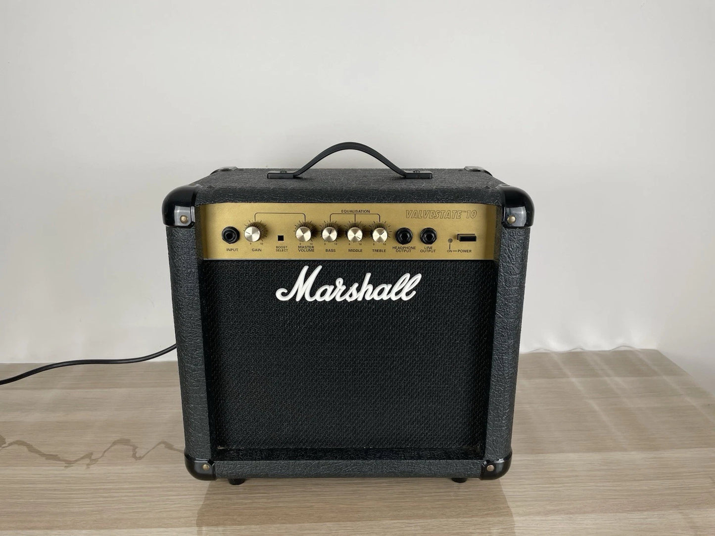Amplificatore Marshall Valvestate tm 10 UK Legno Tolex Nero Anni 90