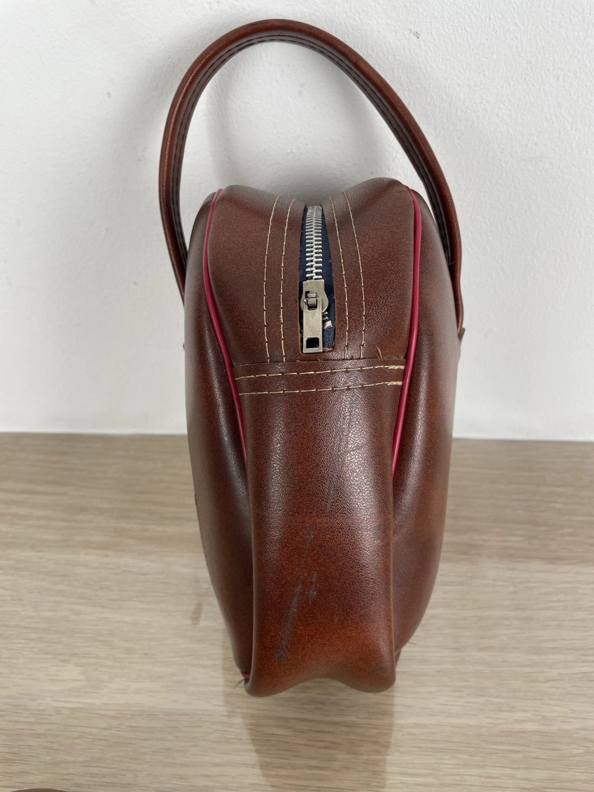 Set 2 Bocce Da Gioco Professionali Vintage Con Custodia Marrone In Pelle E Pezza