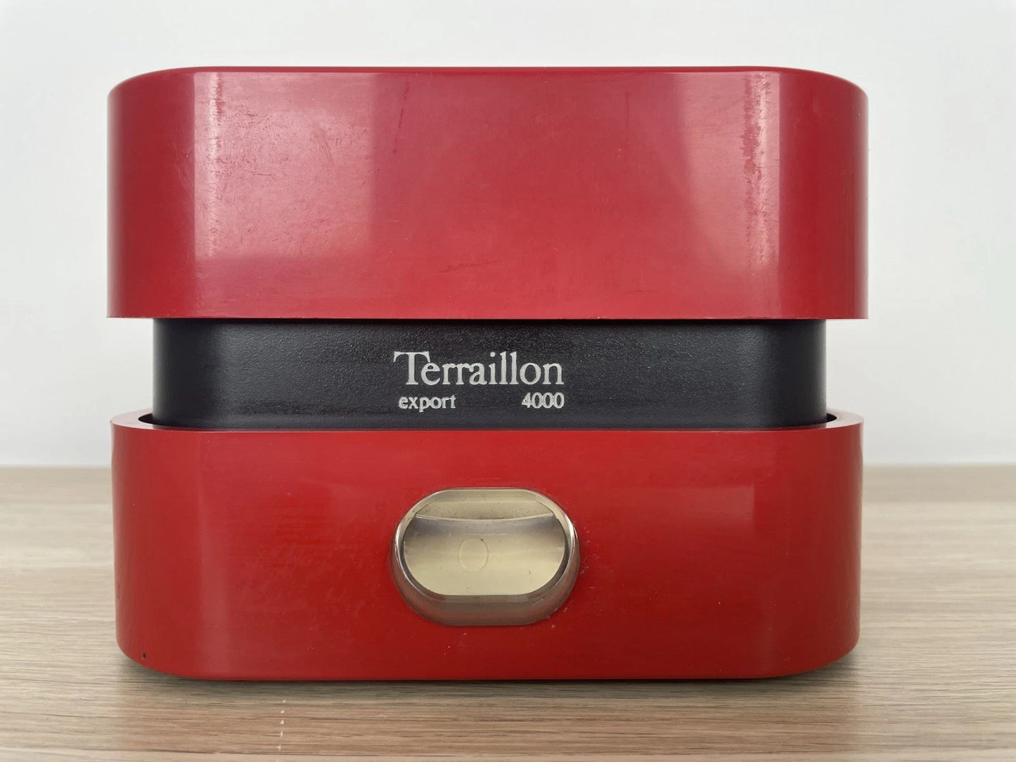 Bilancia Analogica Terraillon Export 4000 Rossa Vintage Design Zanuso Sapper 70