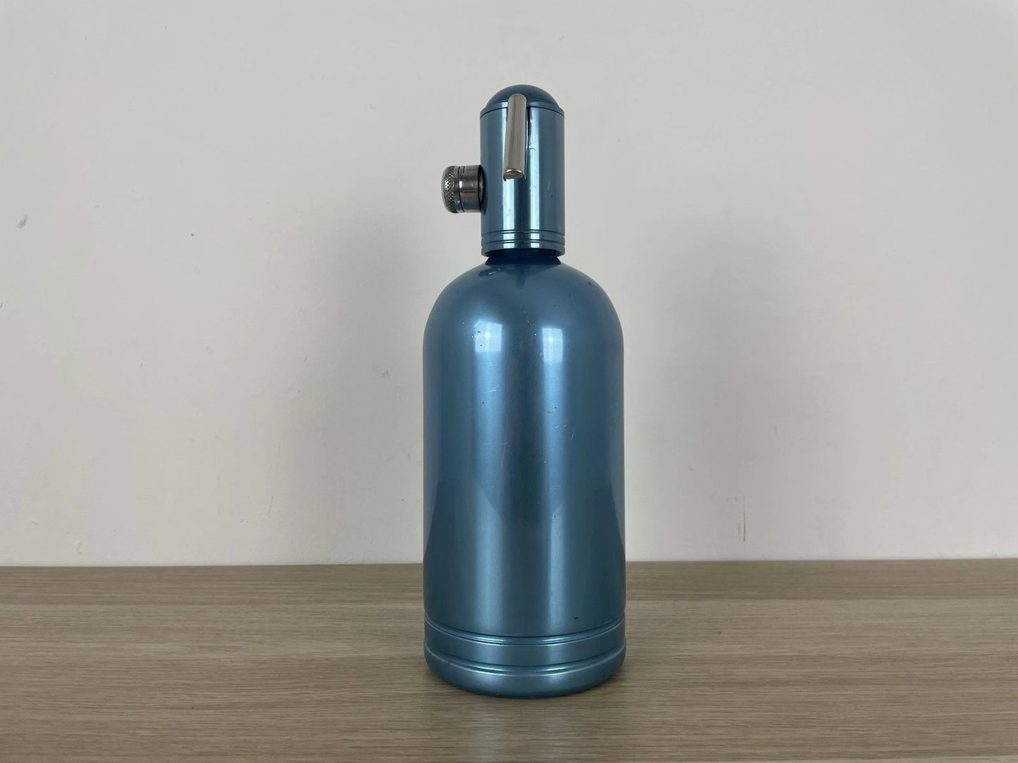 Seltz Sifoni Autoseltz SACCAB Vintage Azzurro Design Sergio Asti Epoca Alluminio
