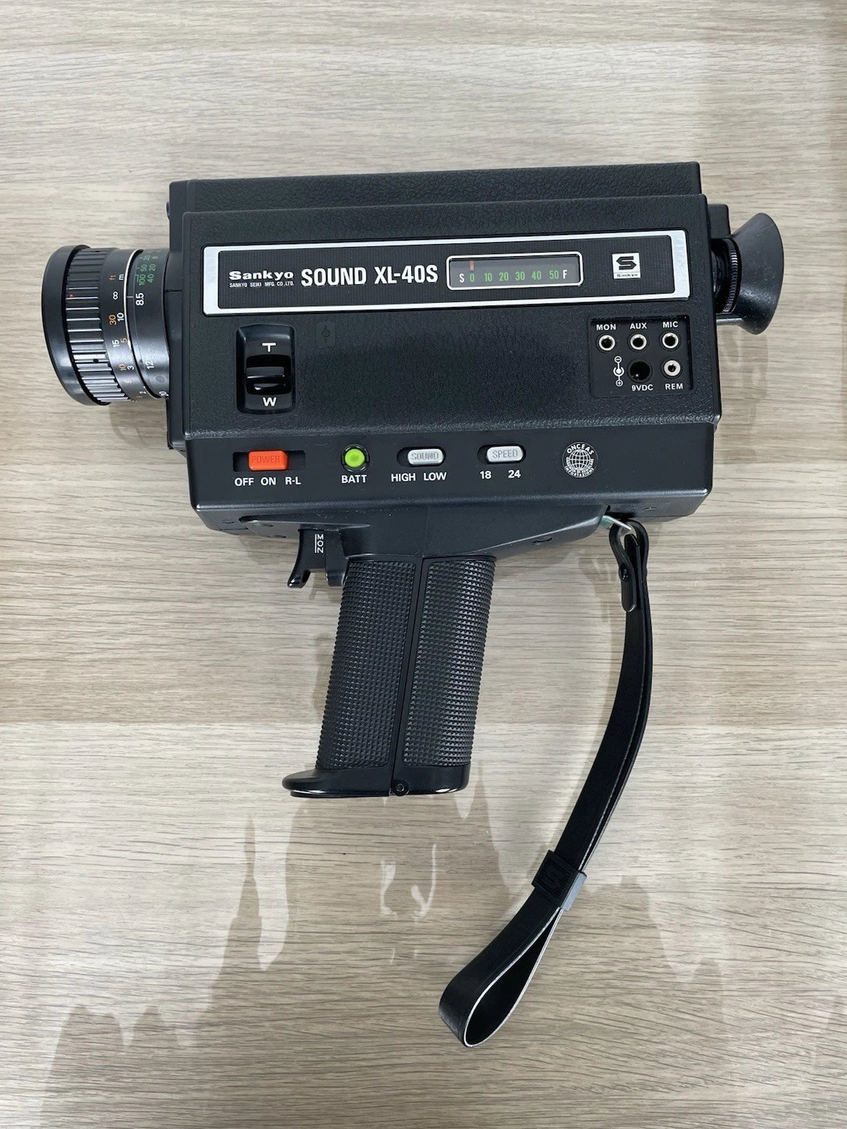 Cinepresa Sankyo Sound XL 40 S Giappone Vintage 1975 Nero Super 8 Sonora ASA