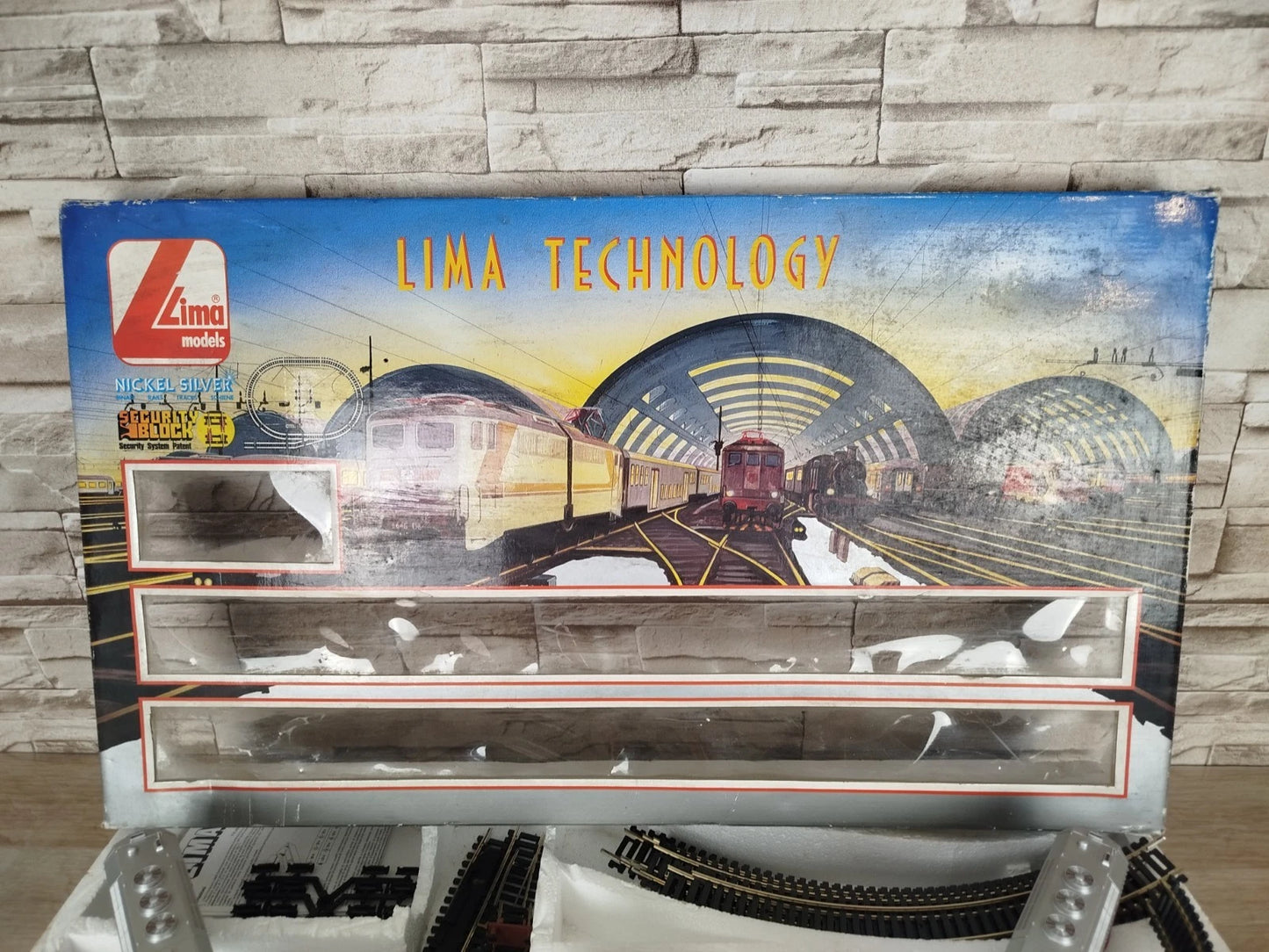 Trenino Elettrico Lima Coca Cola Santa Fe Vintage HO con Scatola Originale