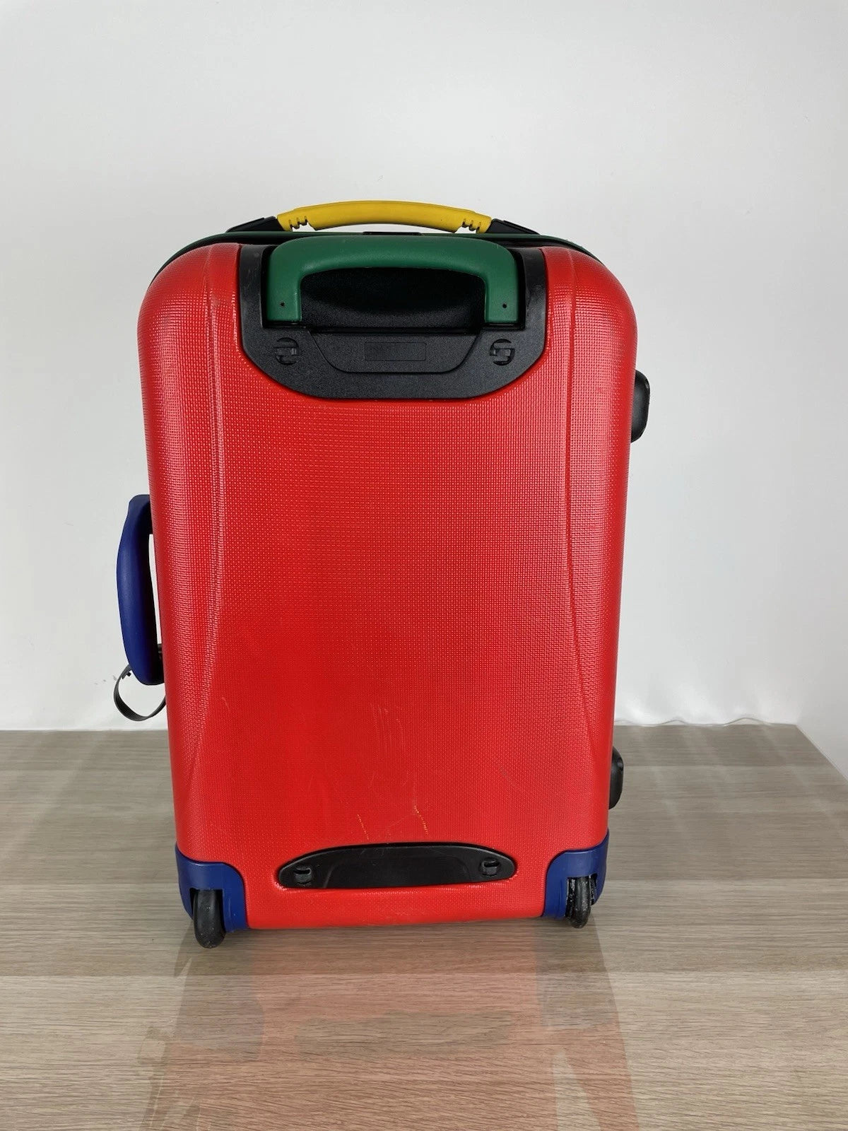 Valigia Rigida Trolley United Colors Of Benetton Verde Rosso Colorato Anni 80/90