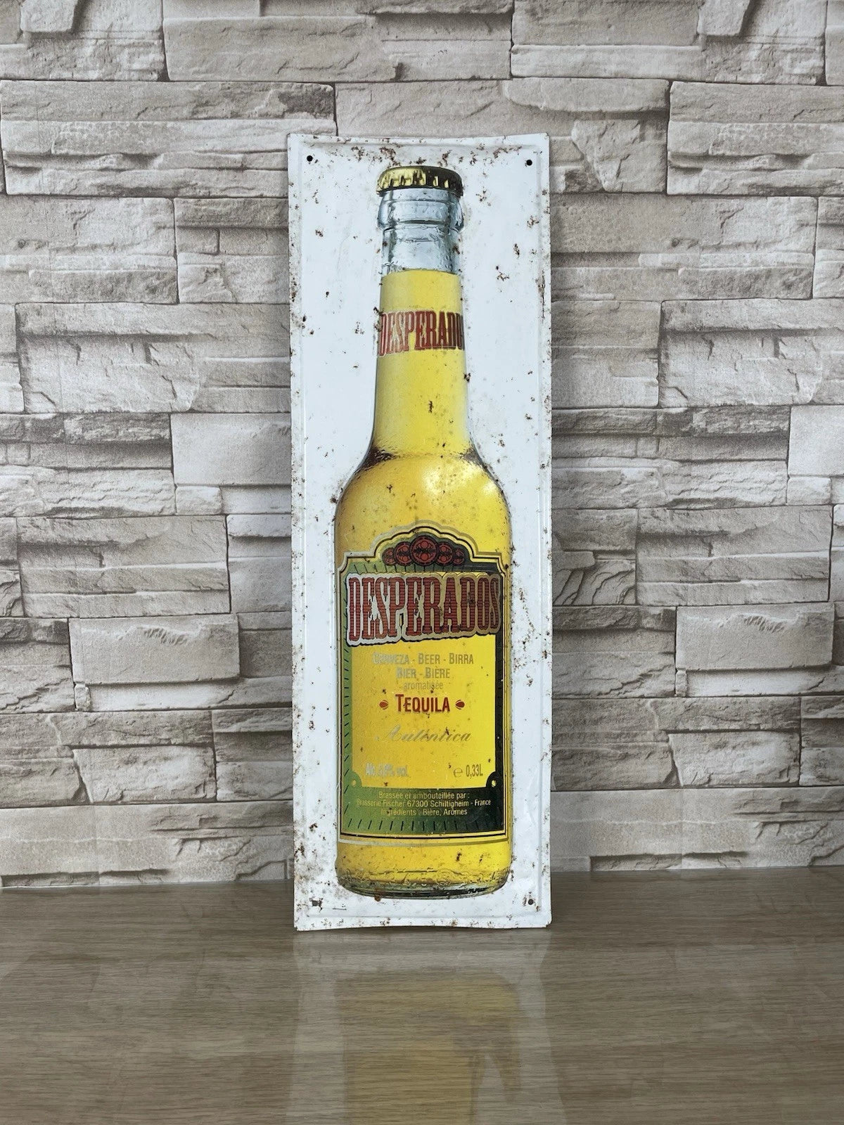 Insegna Di Metallo Da Muro Vintage Desperados Tequila Birra Cerveza