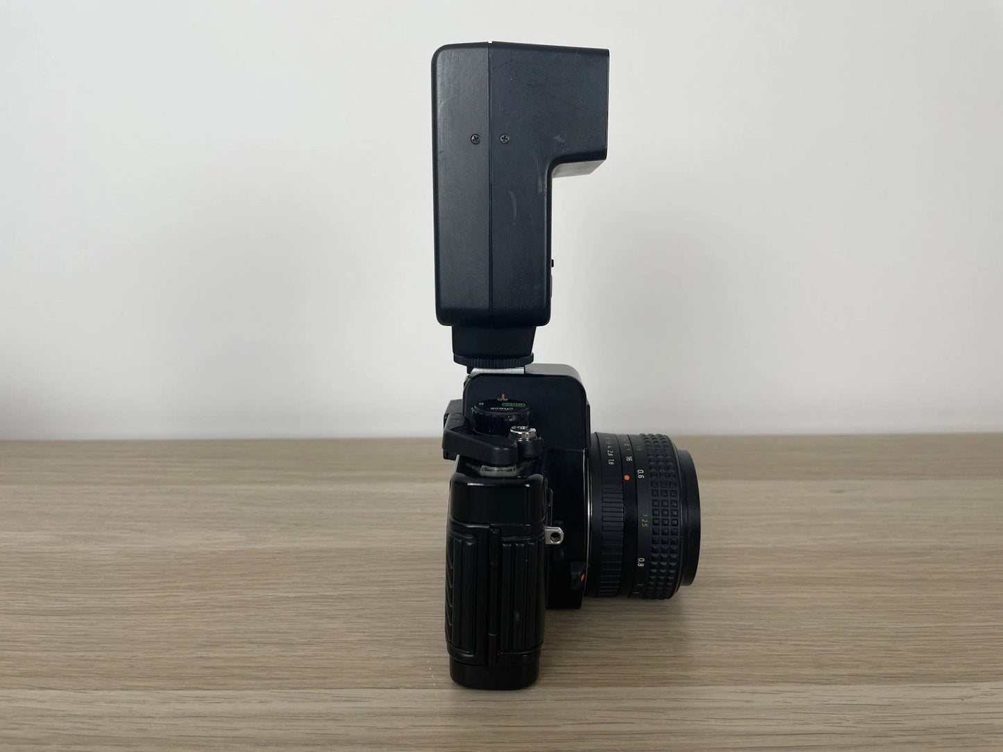 Fotocamera Praktica BCA Electronic Analogica Reflex 35 mm Flash Obiettivo Nero