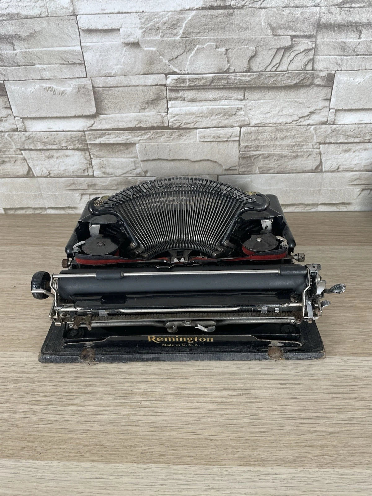 Macchina Da Scrivere Remington Portable Cesare Verona Torino Antica Anni 20 Nera