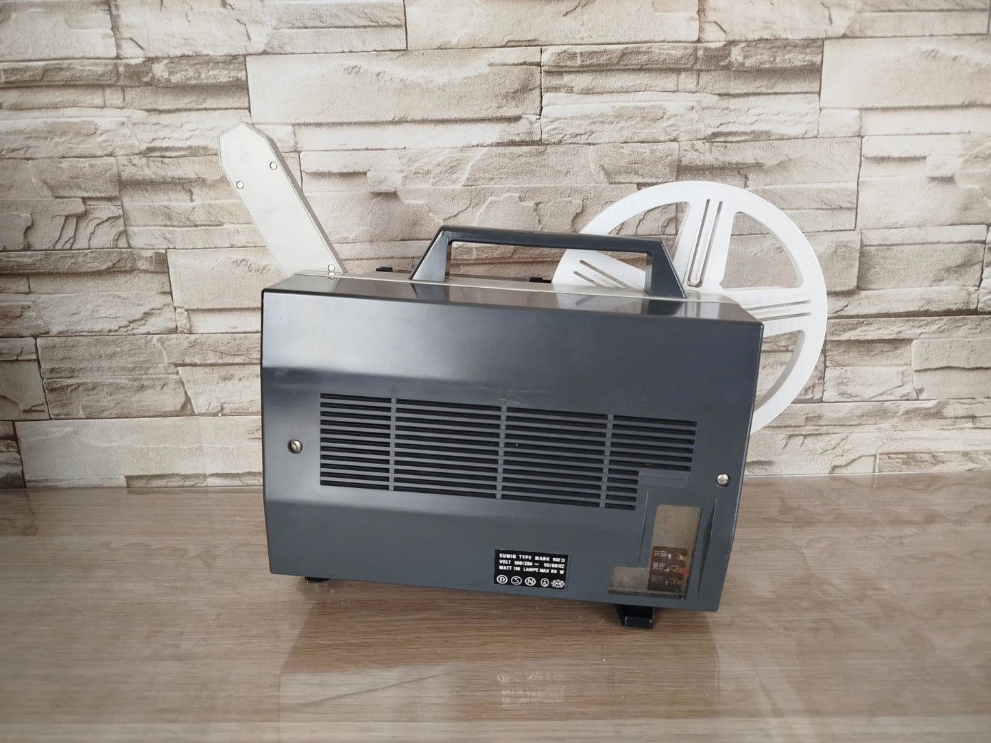 Proiettore Eumig Mark 502 D Per Pellicole Super 8 Vintage Epoca Anni 60 Nero