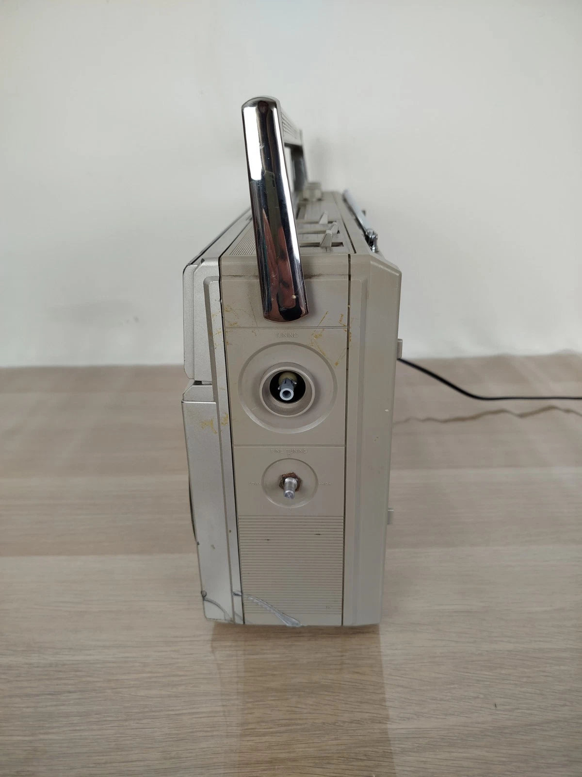 Boombox Ghettoblaster Radio Portatile Panasonic RX-5010LS Argento FM AM E Cavo