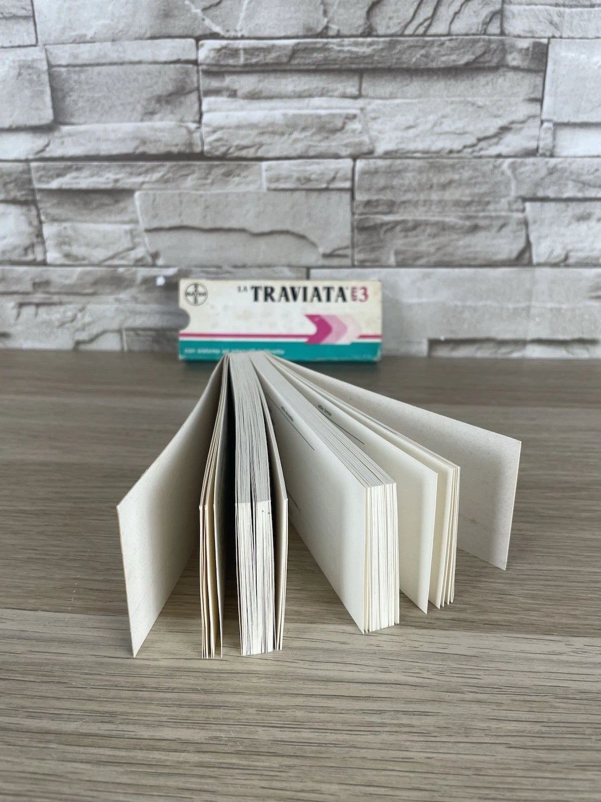 Libretto Promozionale Opera La Traviata 3 Atti Per Bayer Raro Vintage Epoca