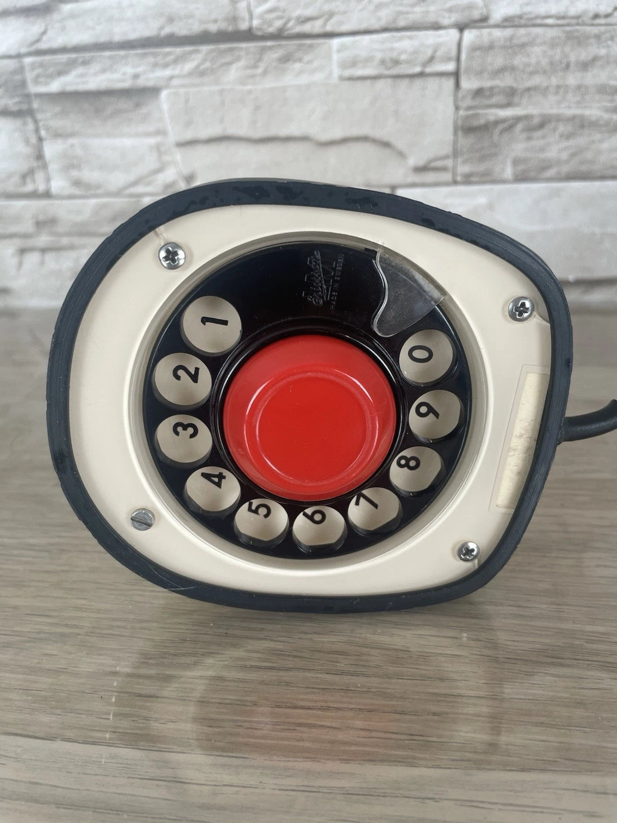 Telefono A Disco Ericsson Cobra Ericofon Vintage Epoca Anni 60 Bianco Design