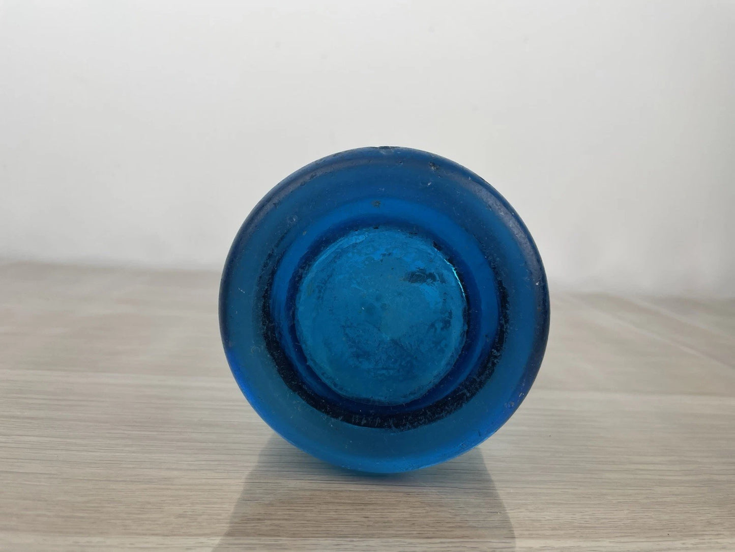 Antico Autoseltz Vetro Sifone Seltz La Torinese Torino Gualdi Correggio Blu