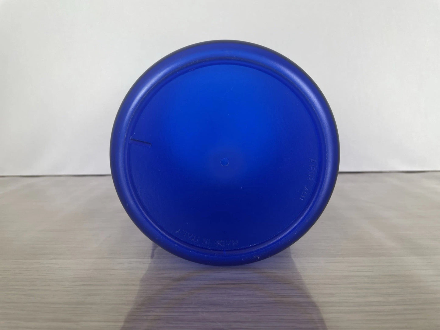 Glacette Secchiello Per Ghiaccio Pubblicitario Gancia Anni 80 In Plastica Blu
