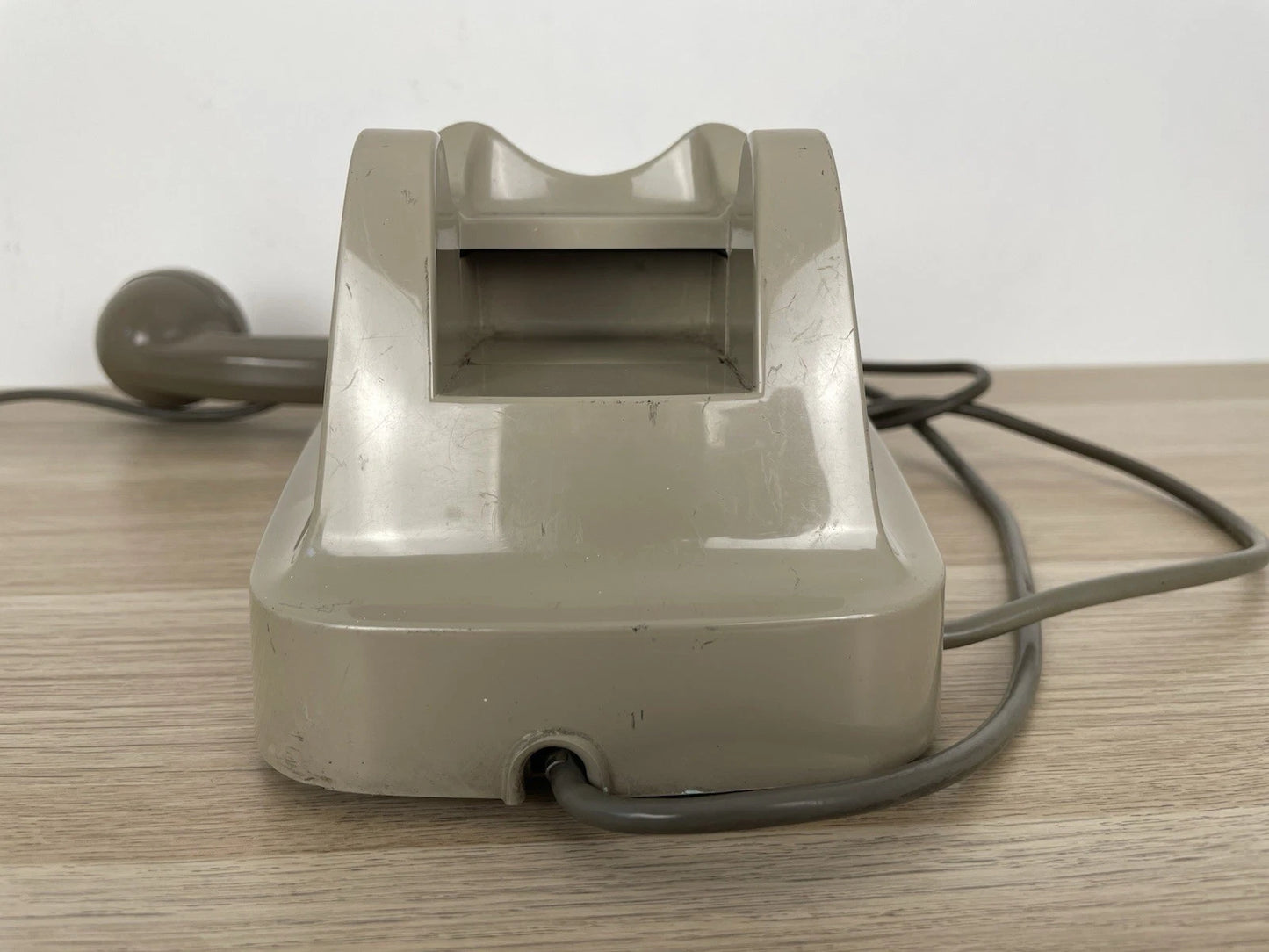 Telefono A Disco A Rotella Siemens Auso Telecomunicazioni S62 Bigrigio Vintage