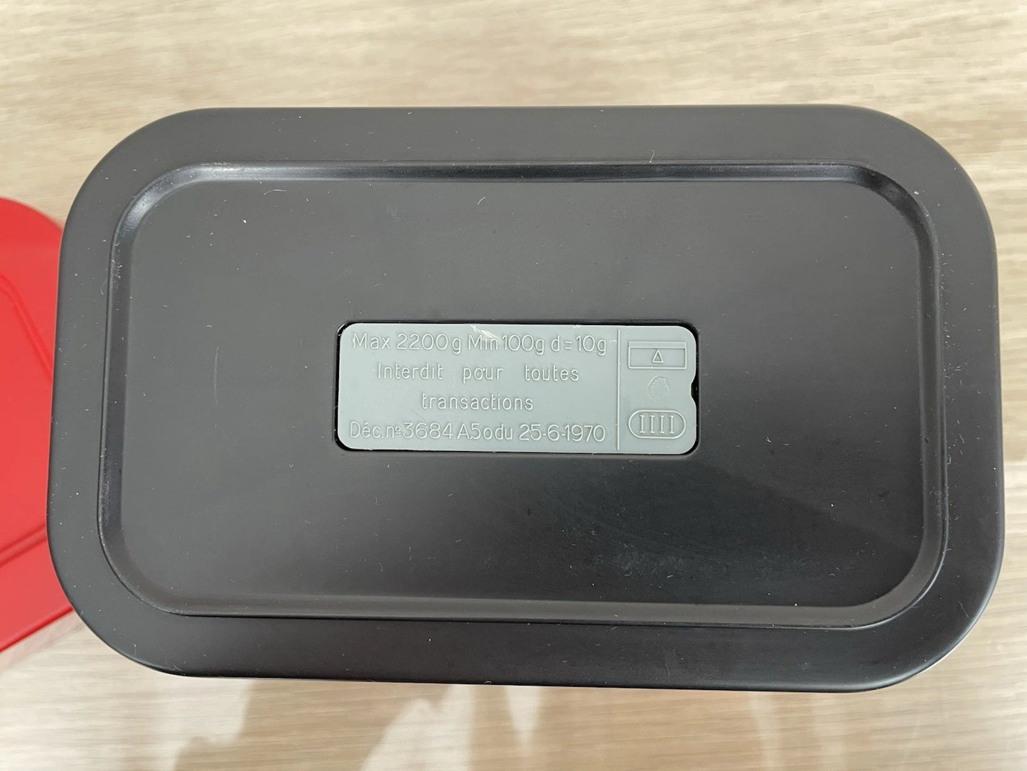Bilancia Terraillon Export 2000 Design Zanuso Sapper Vintage Anni 70 Rossa