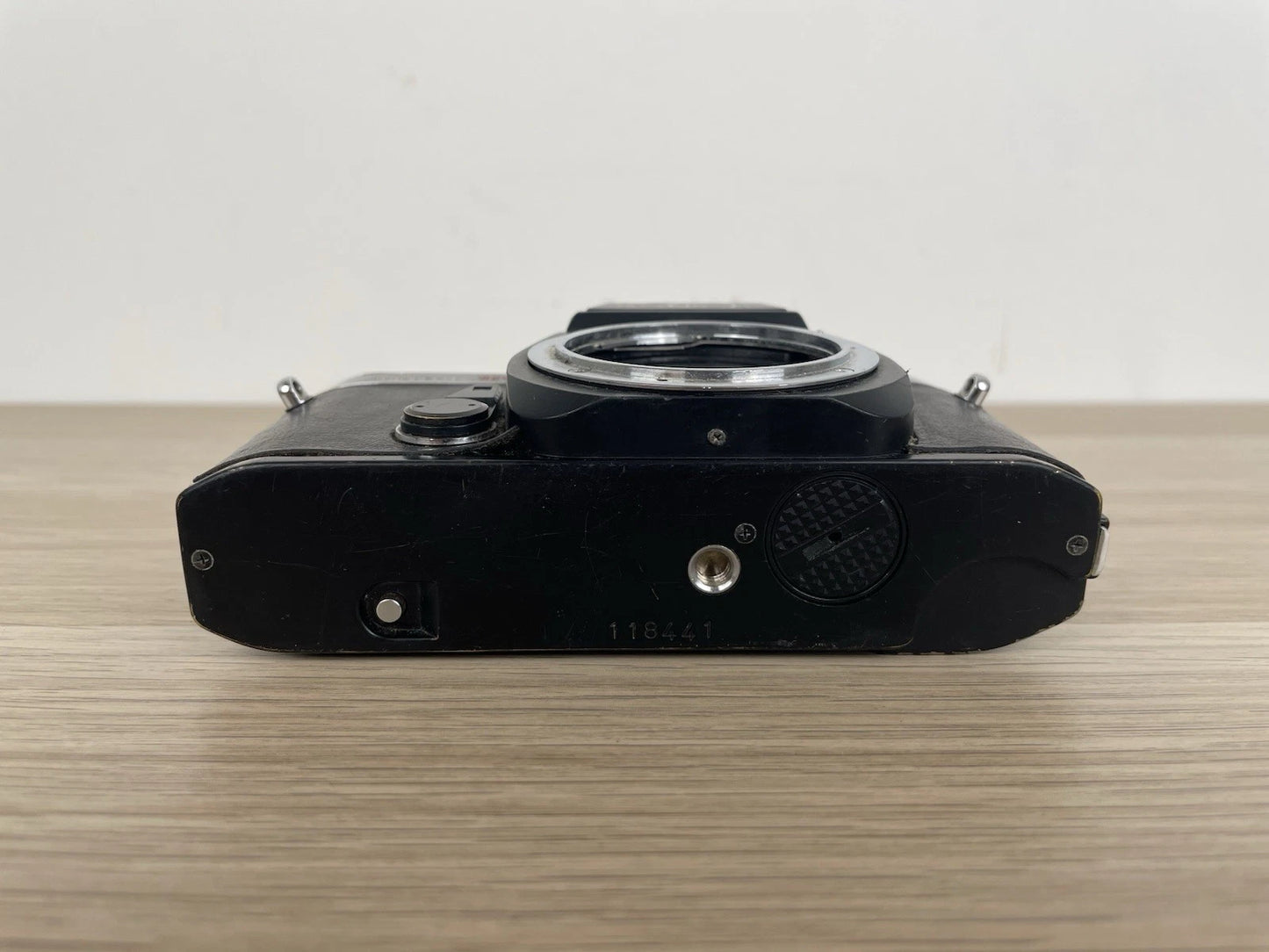 Fotocamera Analogica Konica Autoreflex TC Solo Corpo Macchina Fotografica Nero
