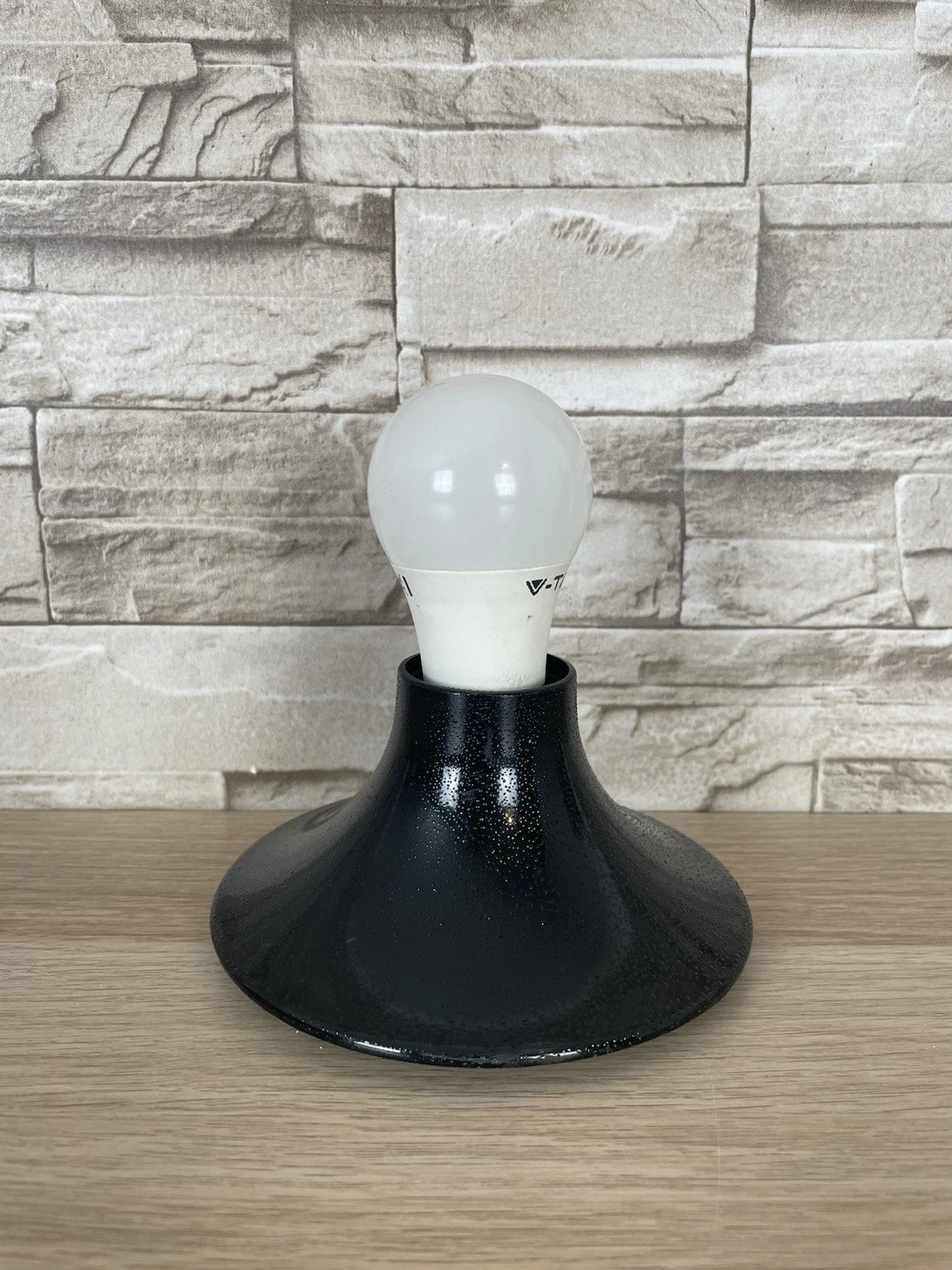 Lampada Da Muro Applique Teti Design Vico Magistretti Per Artemide Nera Vintage