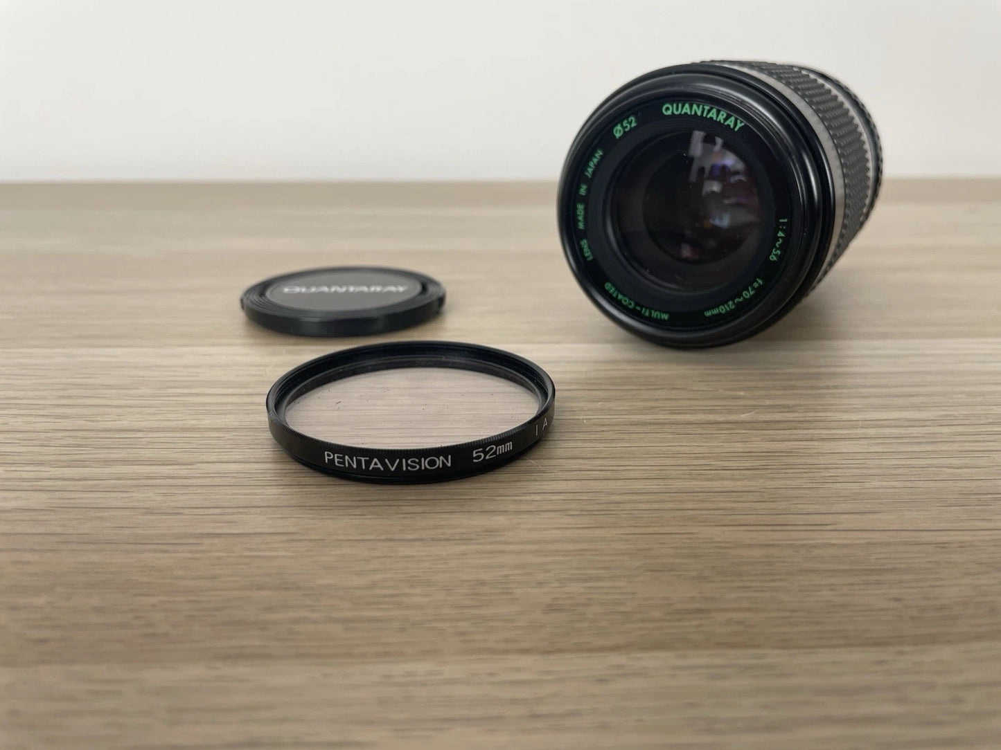 Obiettivo Teleobiettivo Quantaray Made In Japan 70–210 mm Nero A Baionetta