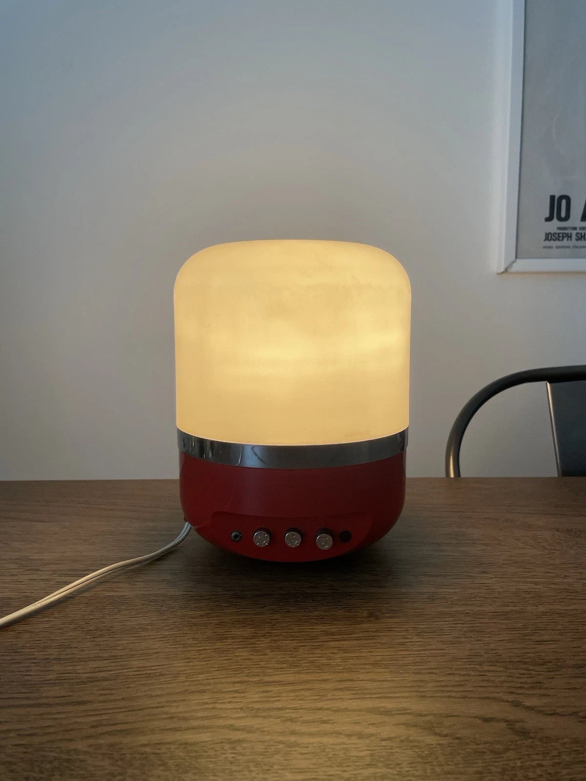 Radio Lampada 60s Europhon Design Adriano Rampoldi Vintage Space Age Rossa