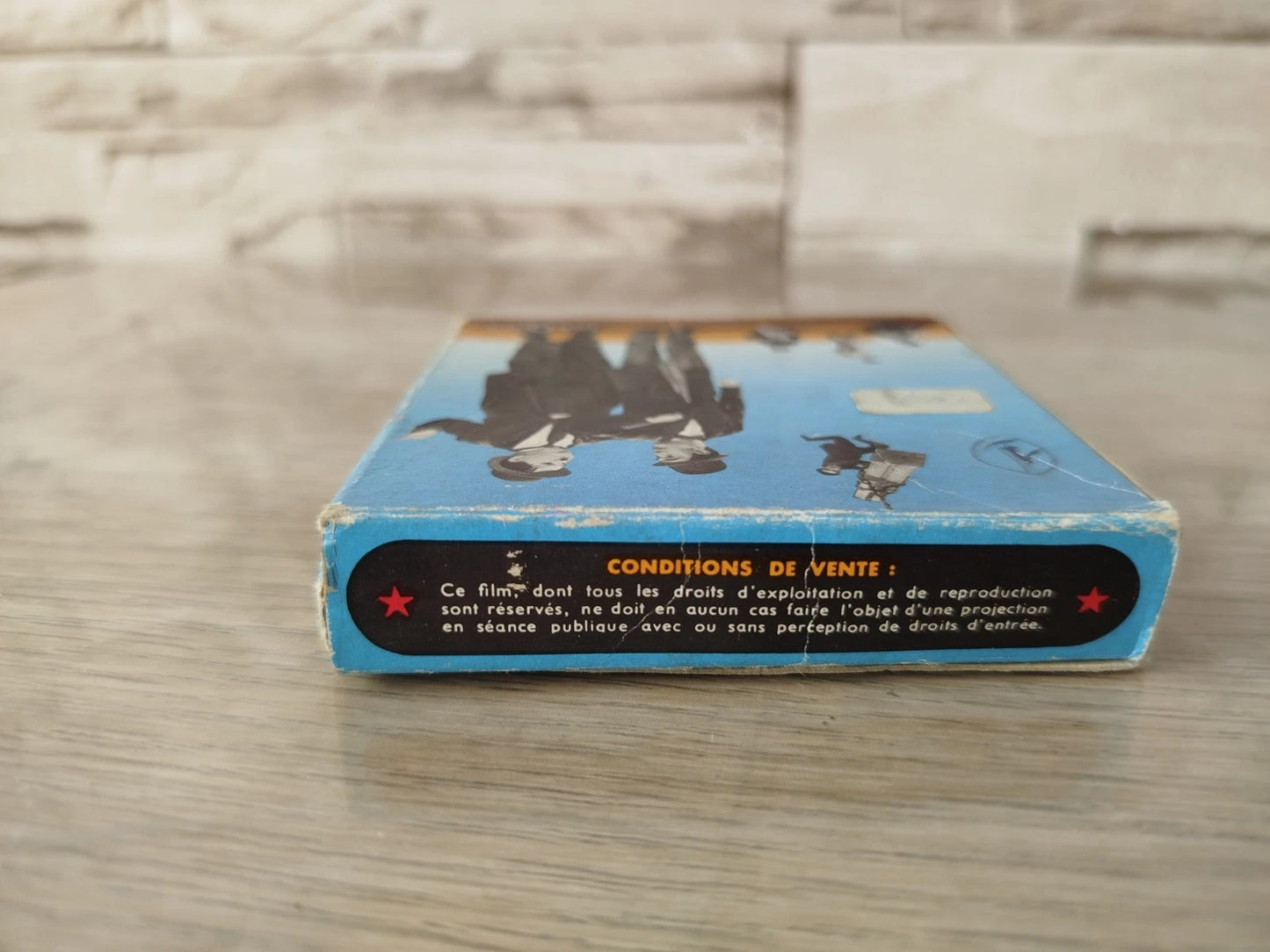 Pellicola Super 8 Charlie Chaplin Stanlio Onlio Charlot Gardien De l'Ordre Epoca