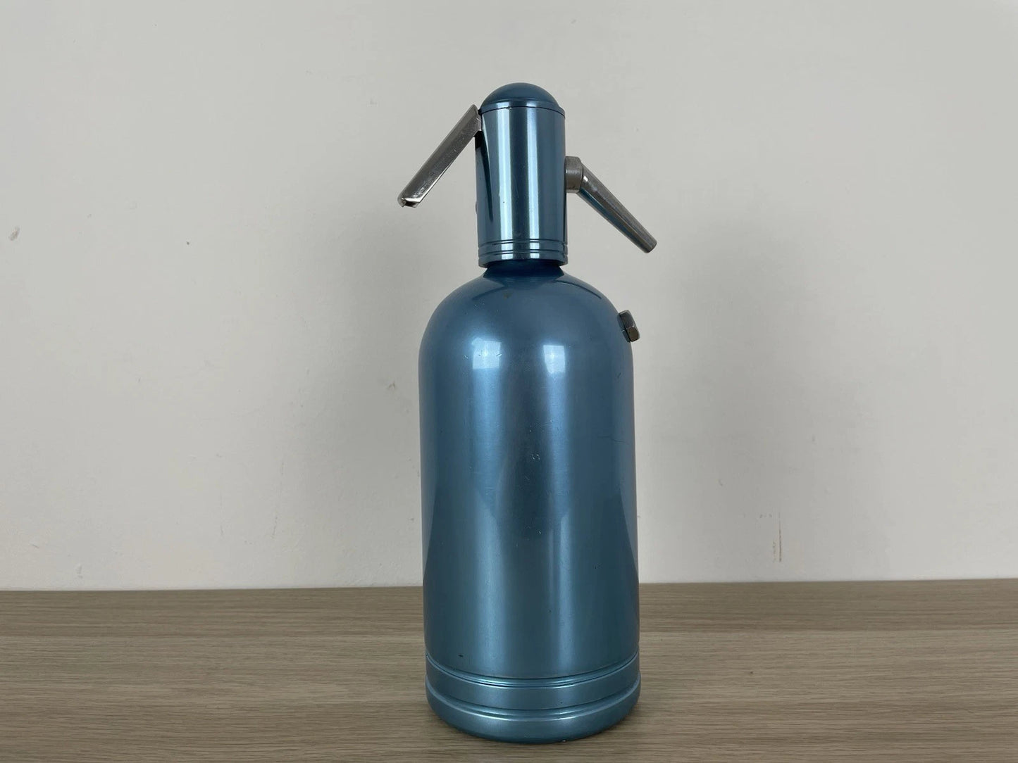 Seltz Sifoni Autoseltz SACCAB Vintage Azzurro Design Sergio Asti Epoca Alluminio