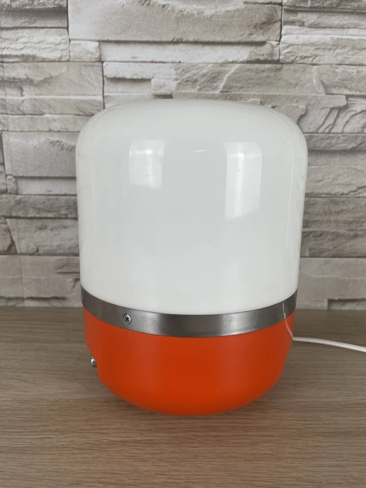 Radio Lampada 60s Europhon Design Adriano Rampoldi Vintage Space Age Arancione