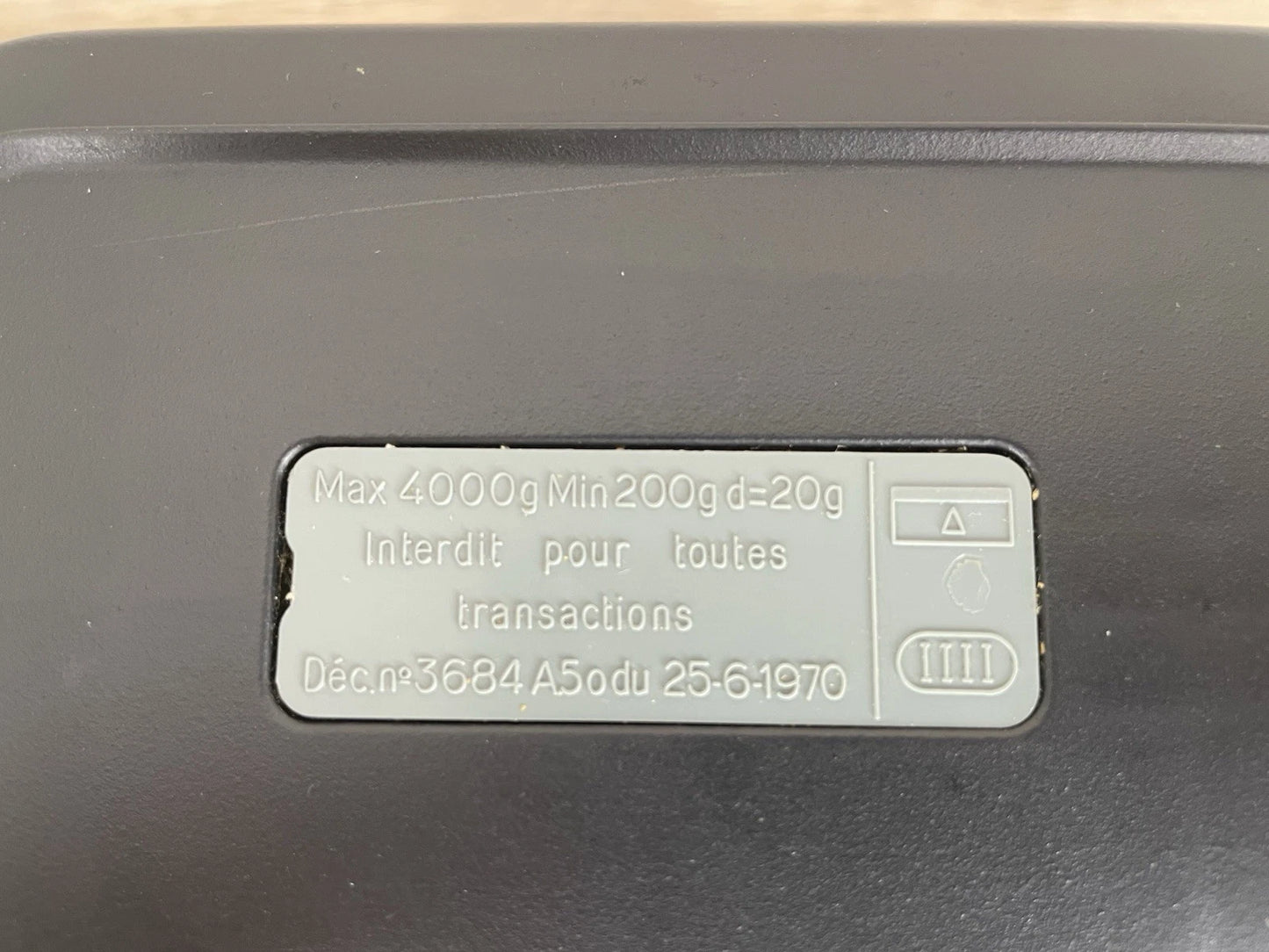 Bilancia Da Cucina Terraillon 4000 Vintage Design Zanuso Sapper Anni 60 Bianca